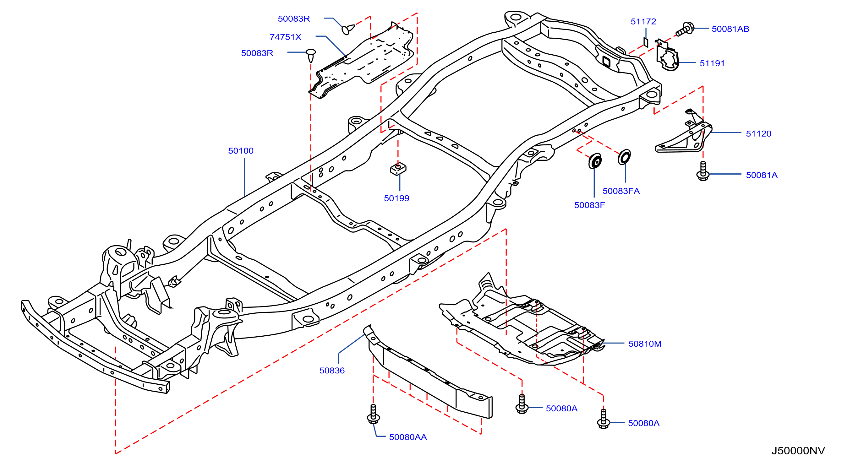 2024 Nissan Guss (rr). Gusset end. (left, rear). Wagon, seat 