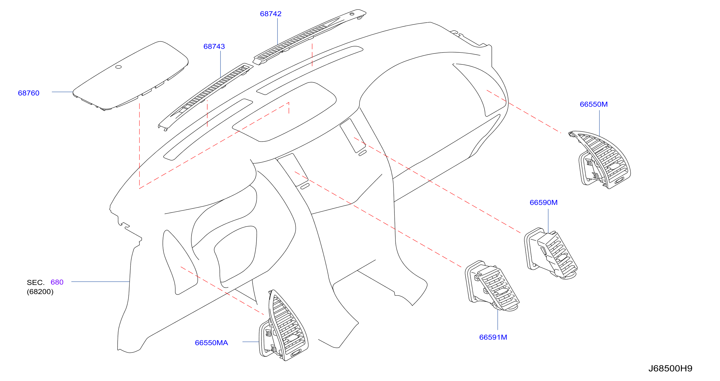 Diagram VENTILADOR for your 2009 Nissan Titan   