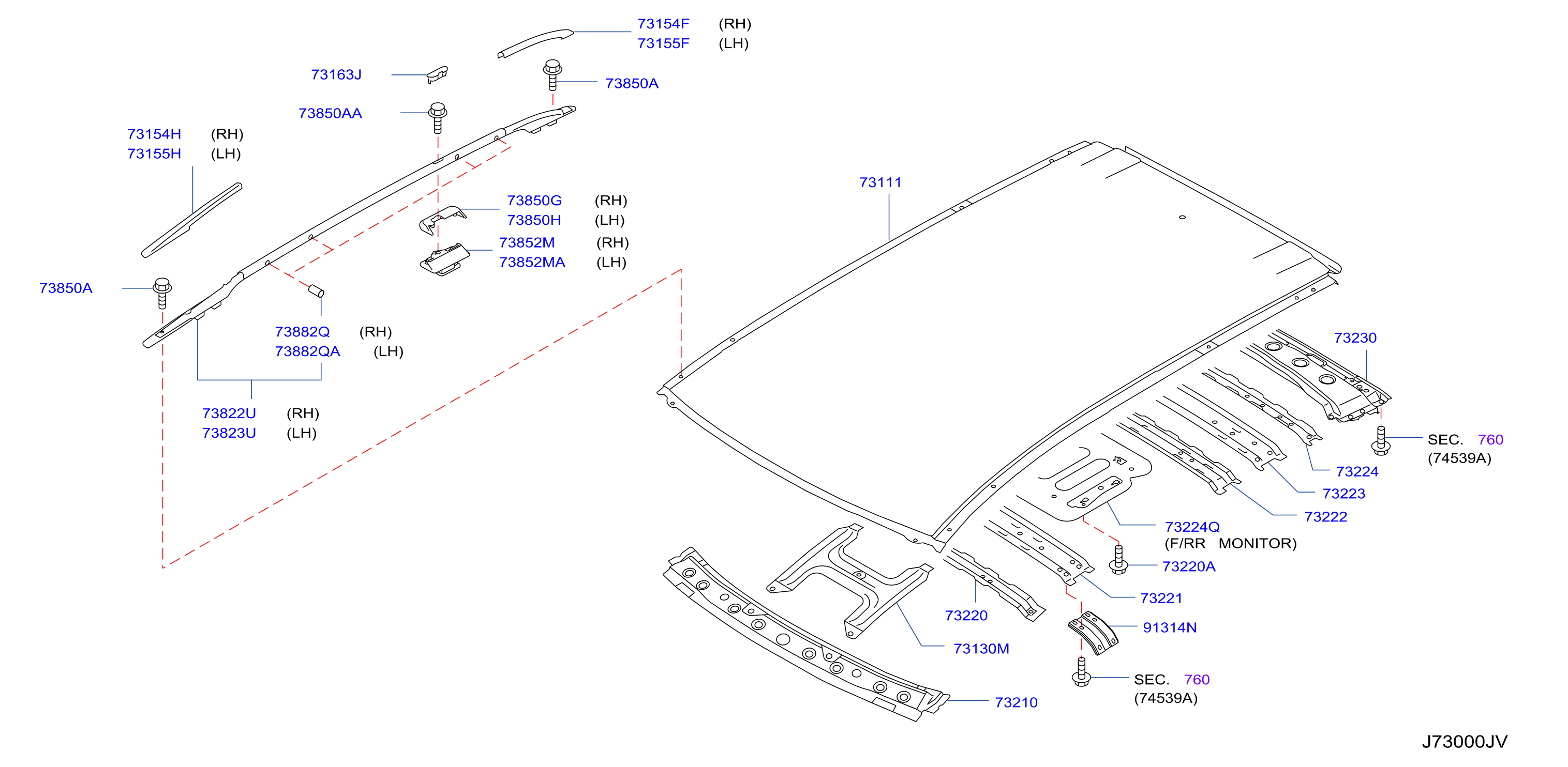 Nissan Murano Roof Panel. Panel Used For The Roof - G3112-1AAMA | HGreg Nissan Kendall, Palmetto ...