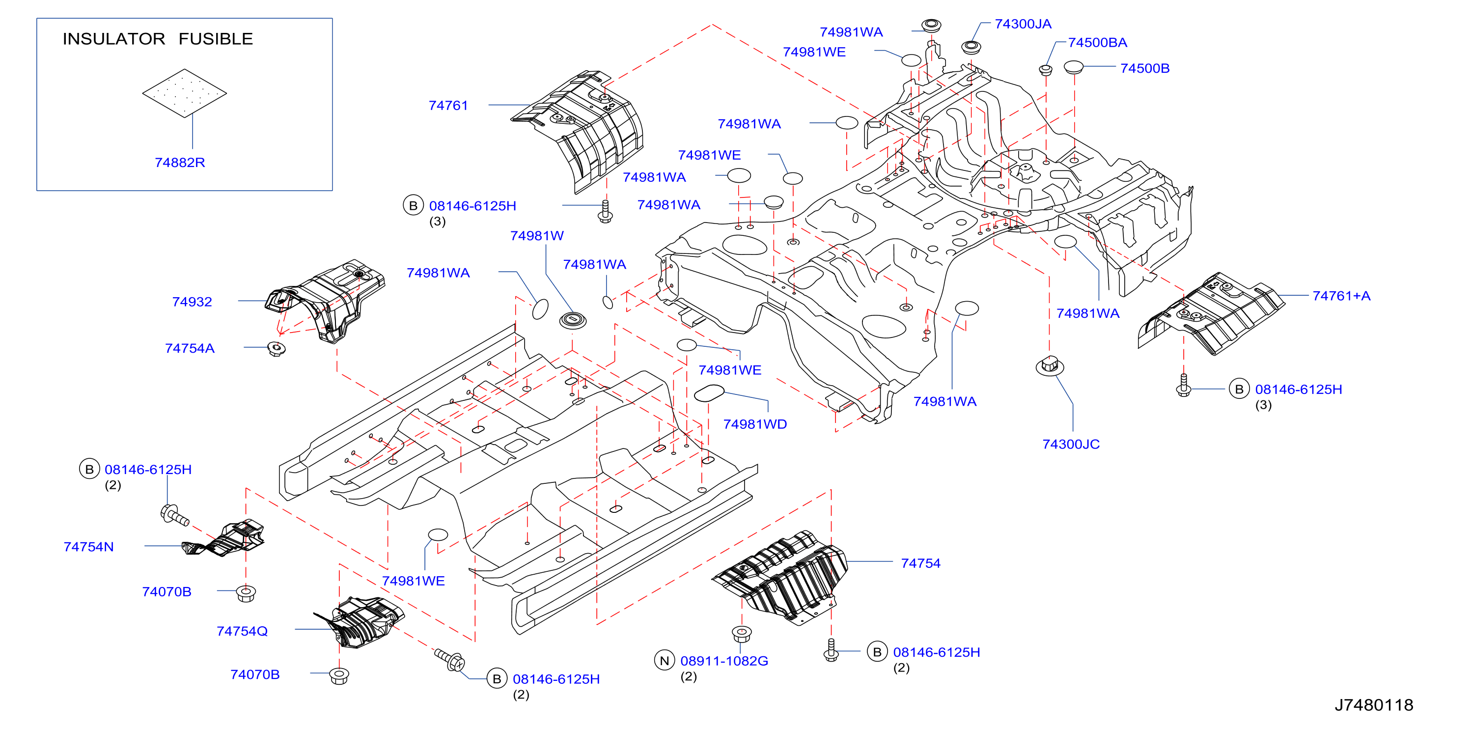 Diagram FLOOR FITTING for your 2015 INFINITI M56   