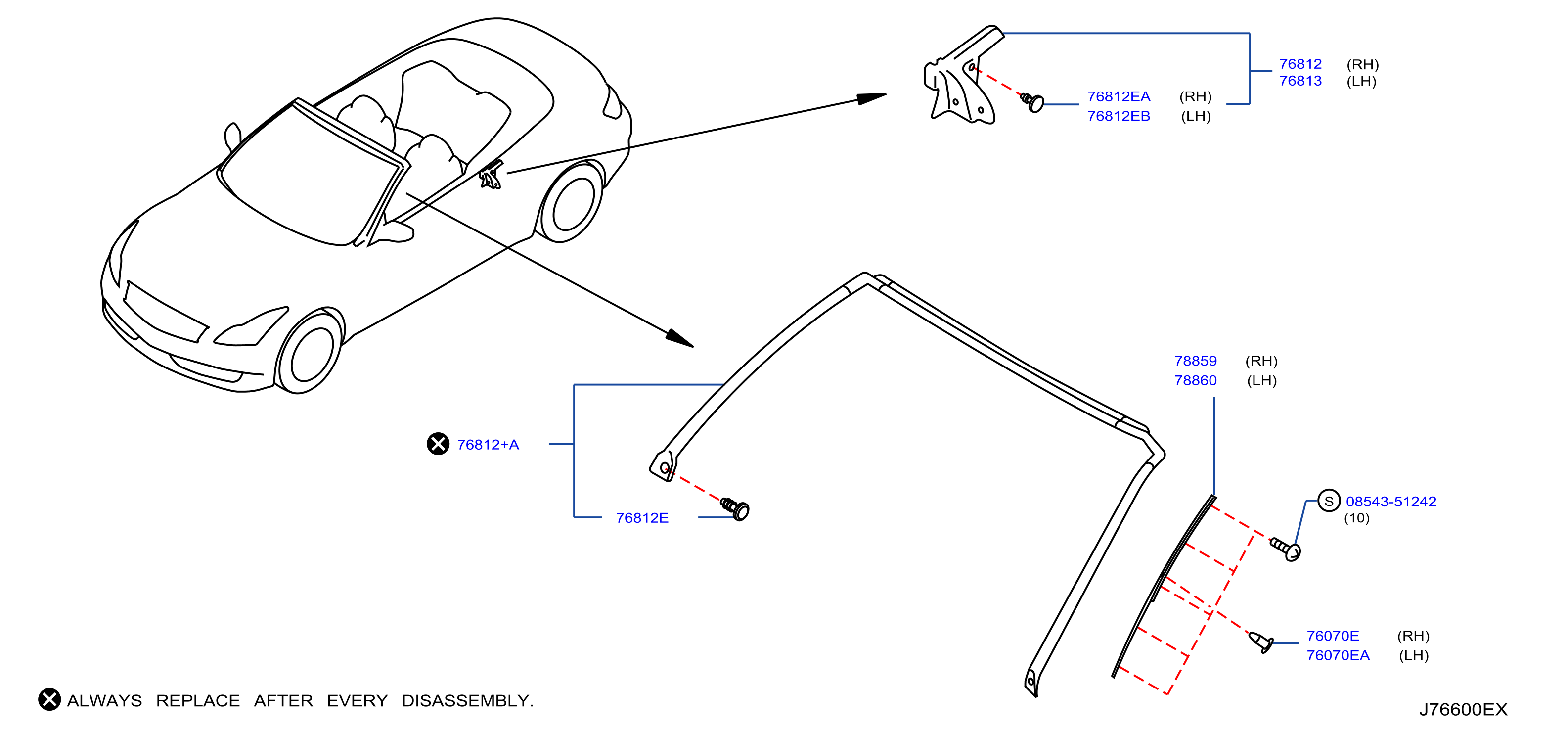 Diagram BODY SIDE MOULDING for your INFINITI