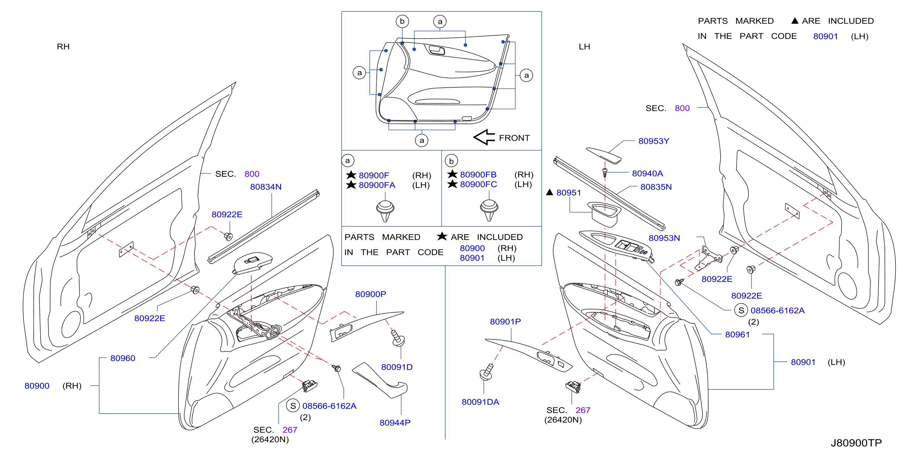 Diagram FRONT DOOR TRIMMING for your 2009 INFINITI M35   