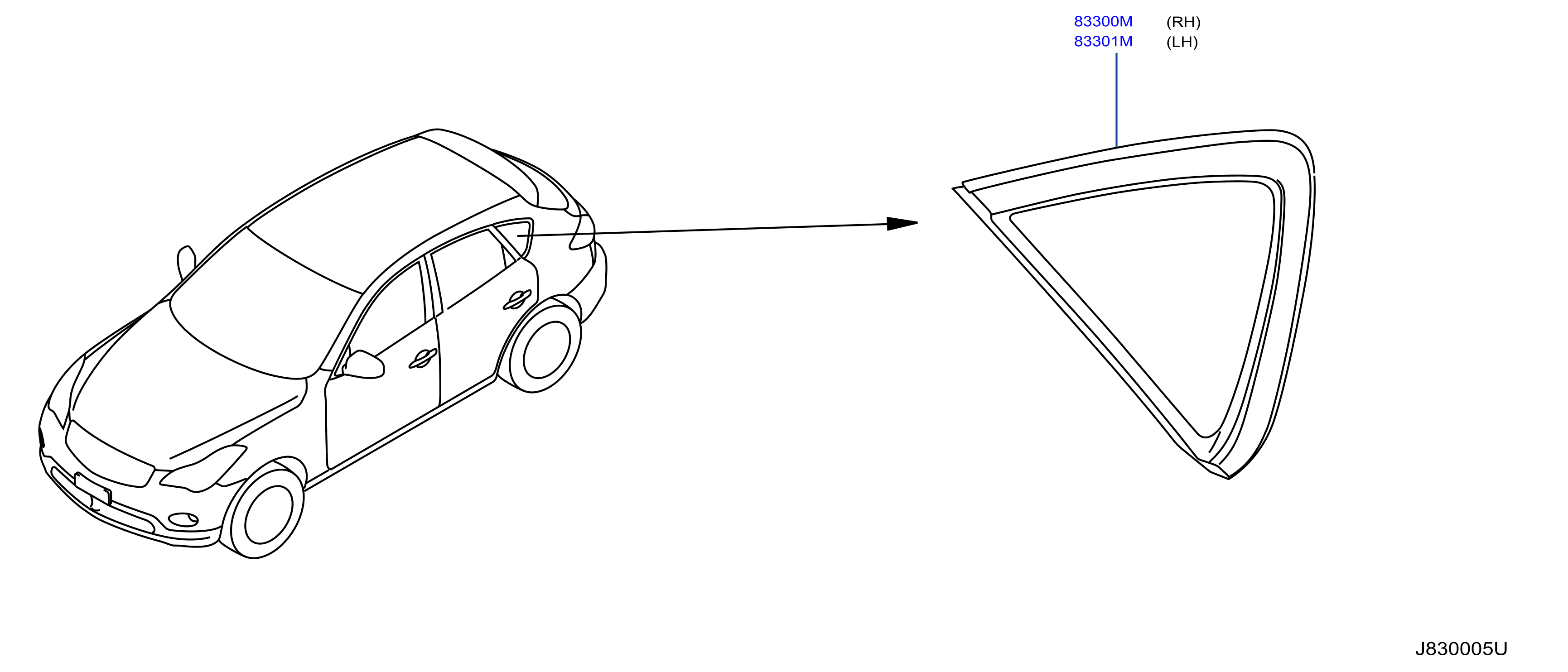 Diagram SIDE WINDOW for your 2024 INFINITI QX50   