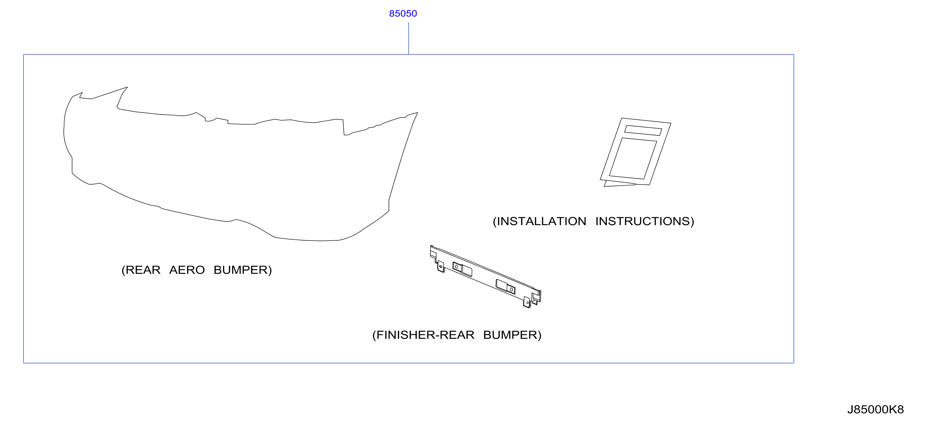 Diagram REAR BUMPER for your 2008 INFINITI Q60   