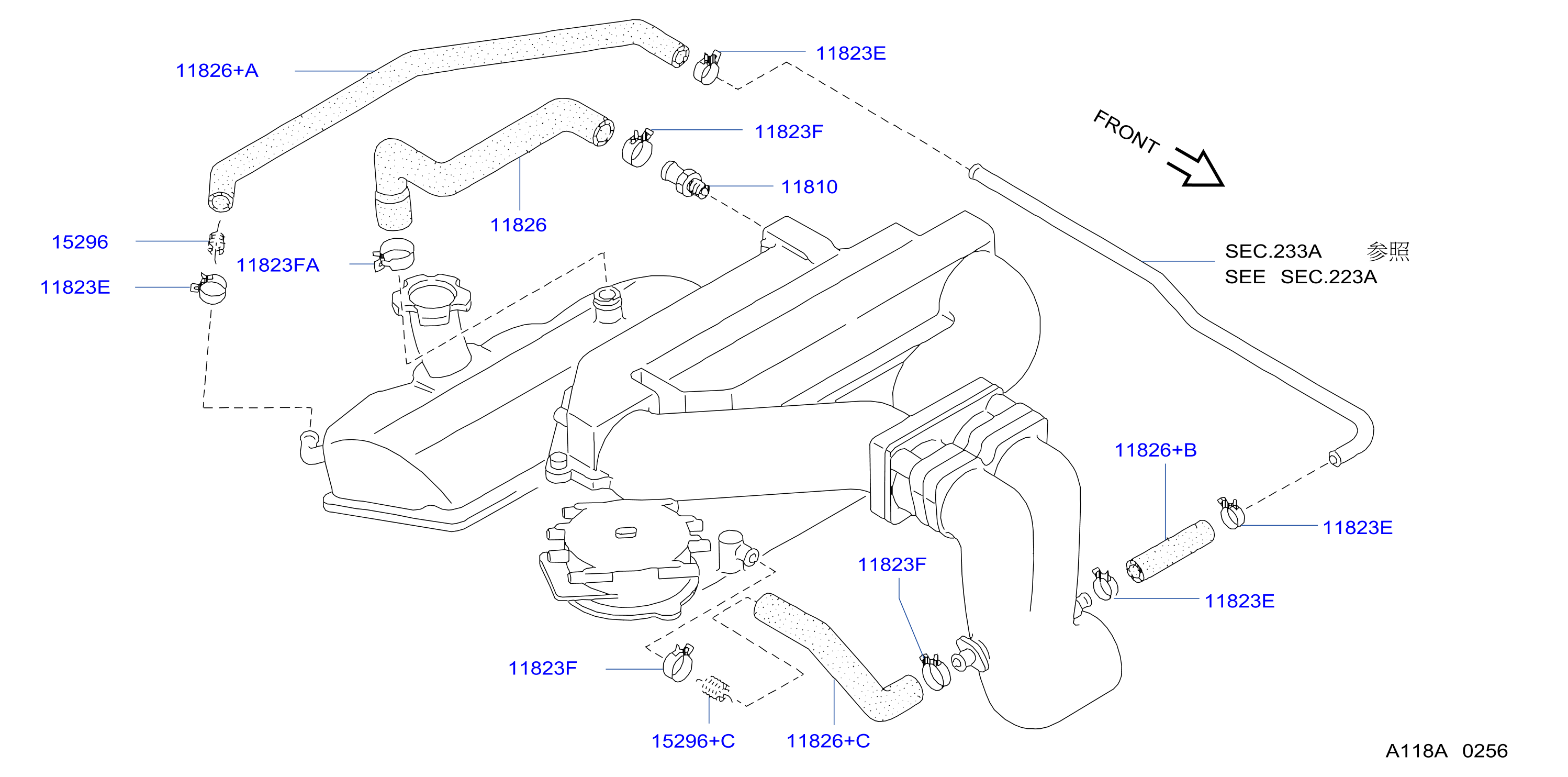 2018 Nissan Armada Pcv Valve 11810 F0502 Genuine Nissan Part