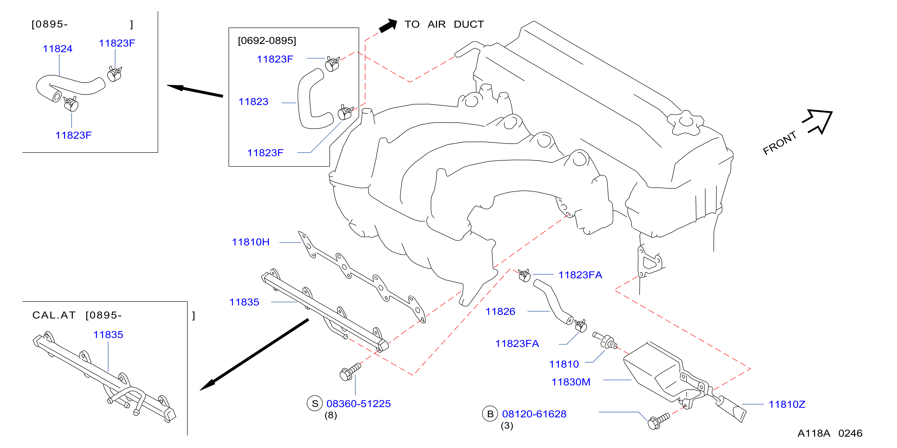 Diagram CRANKCASE VENTILATION for your 2019 Nissan Titan   