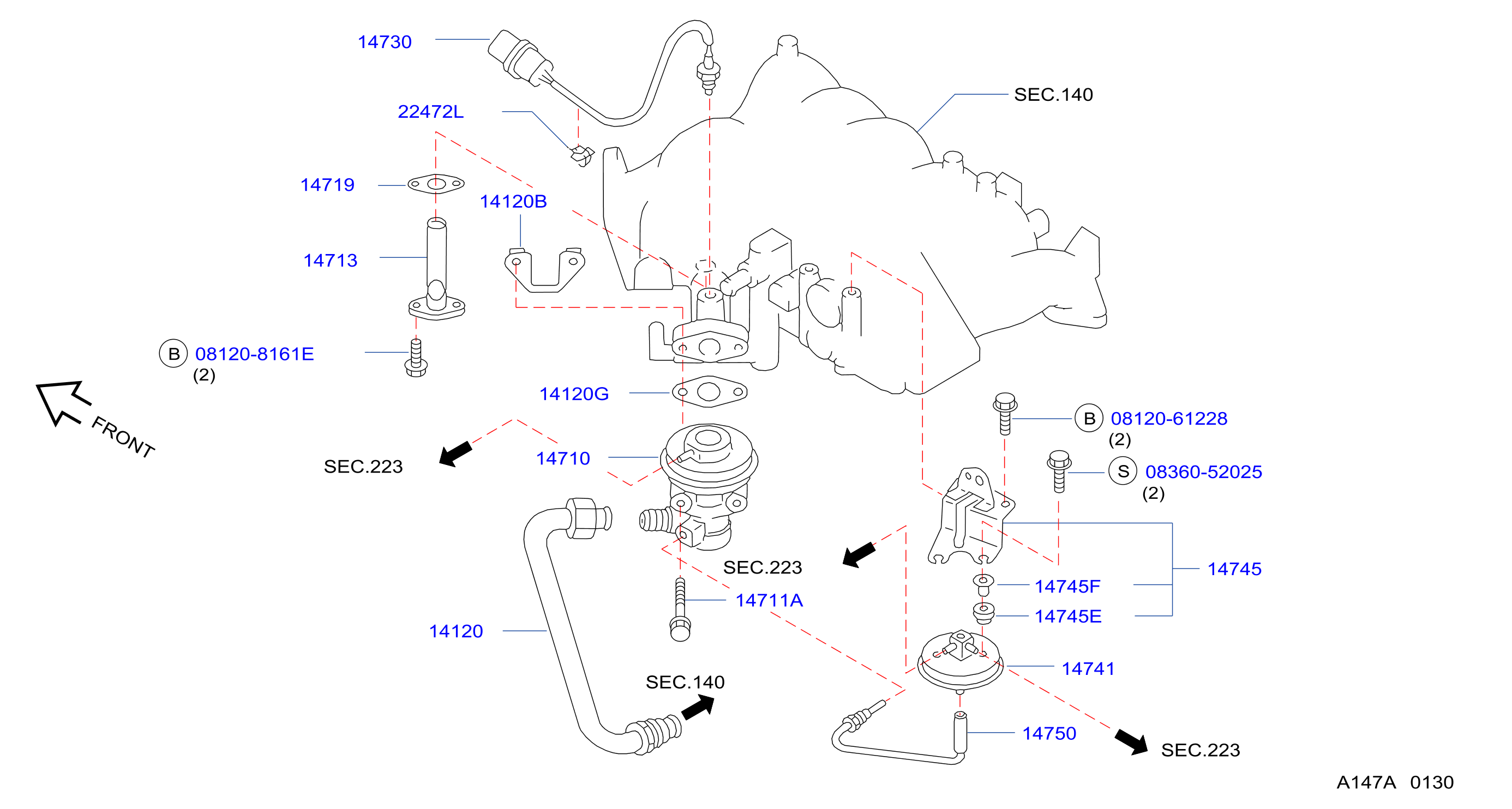 Full size assembly image of PARTES EGR (1/1)