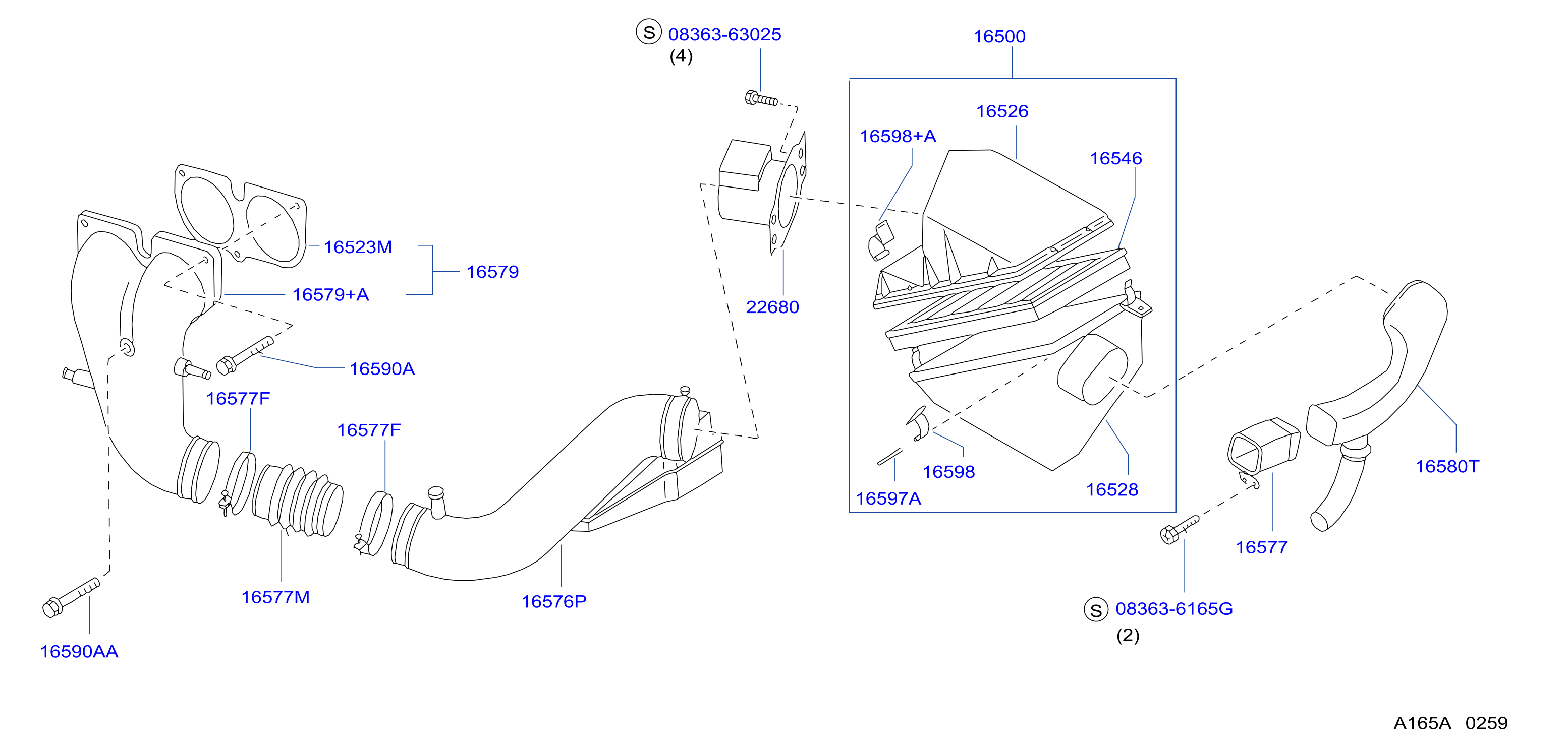 Diagram FILTRO DE AIRE for your 1991 Nissan Maxima   