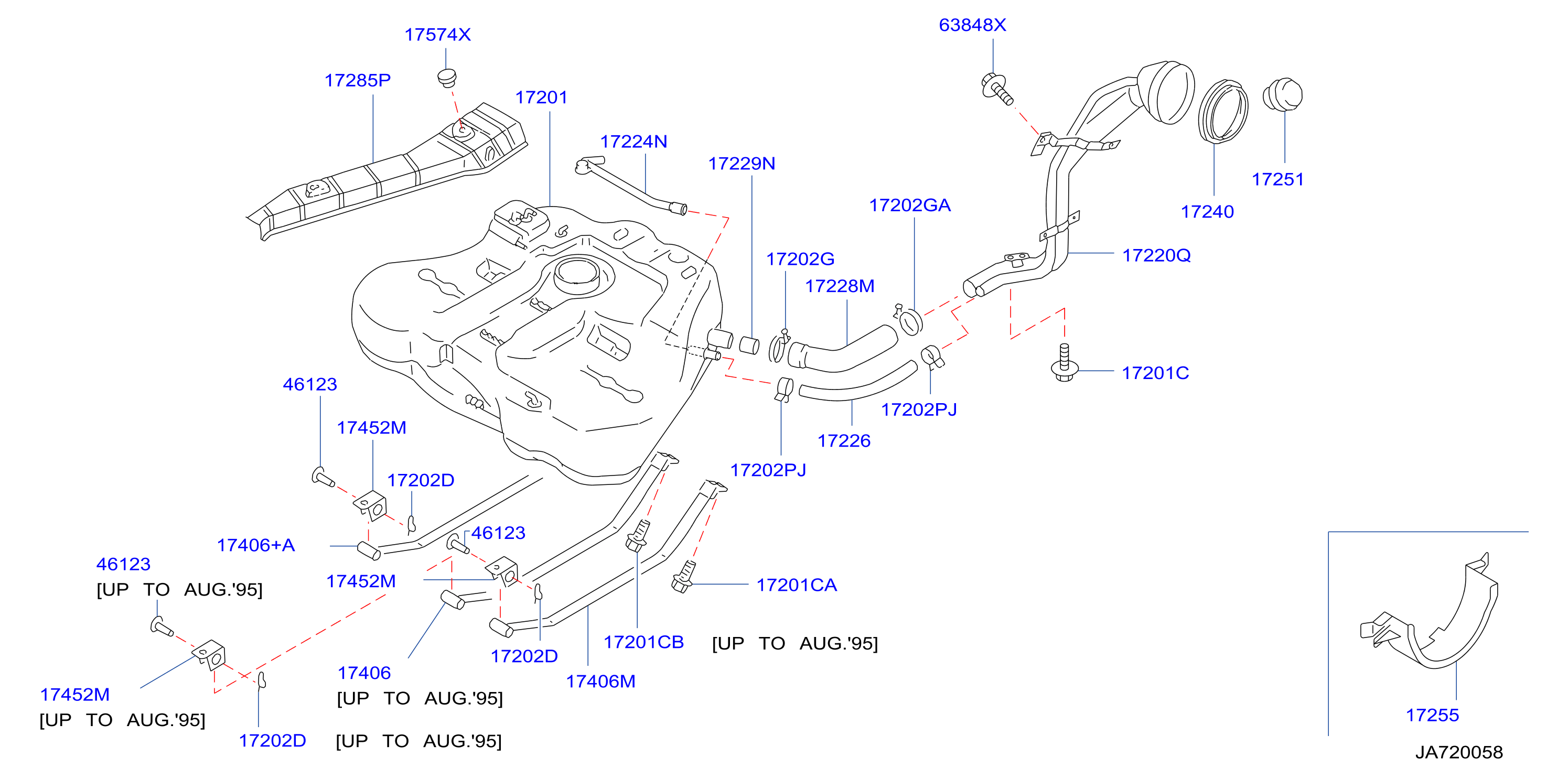 Diagram FUEL TANK for your Nissan Altima  