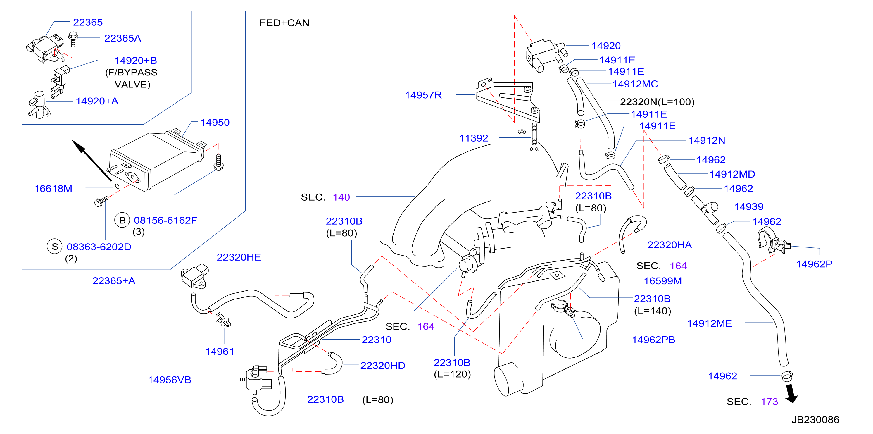 Diagram ENGINE CONTROL VACUUM PIPING for your 2009 INFINITI M45  SEDAN SPORT 