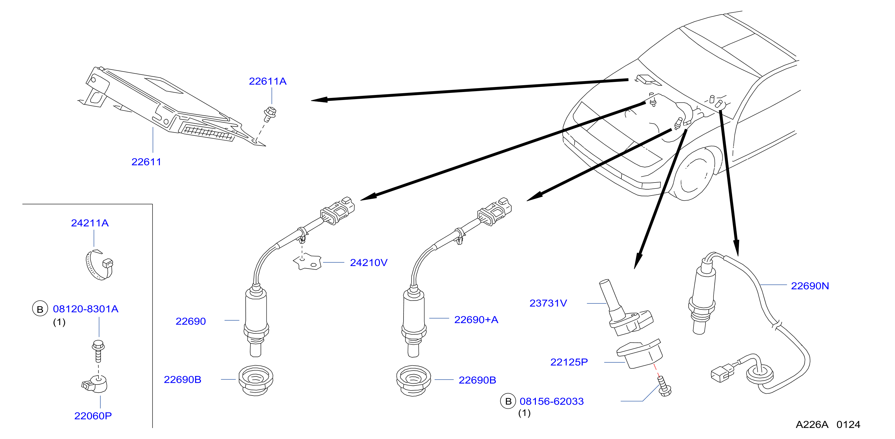 Diagram ENGINE CONTROL MODULE for your 2024 Nissan Z COUPE TOURING+SPORT  