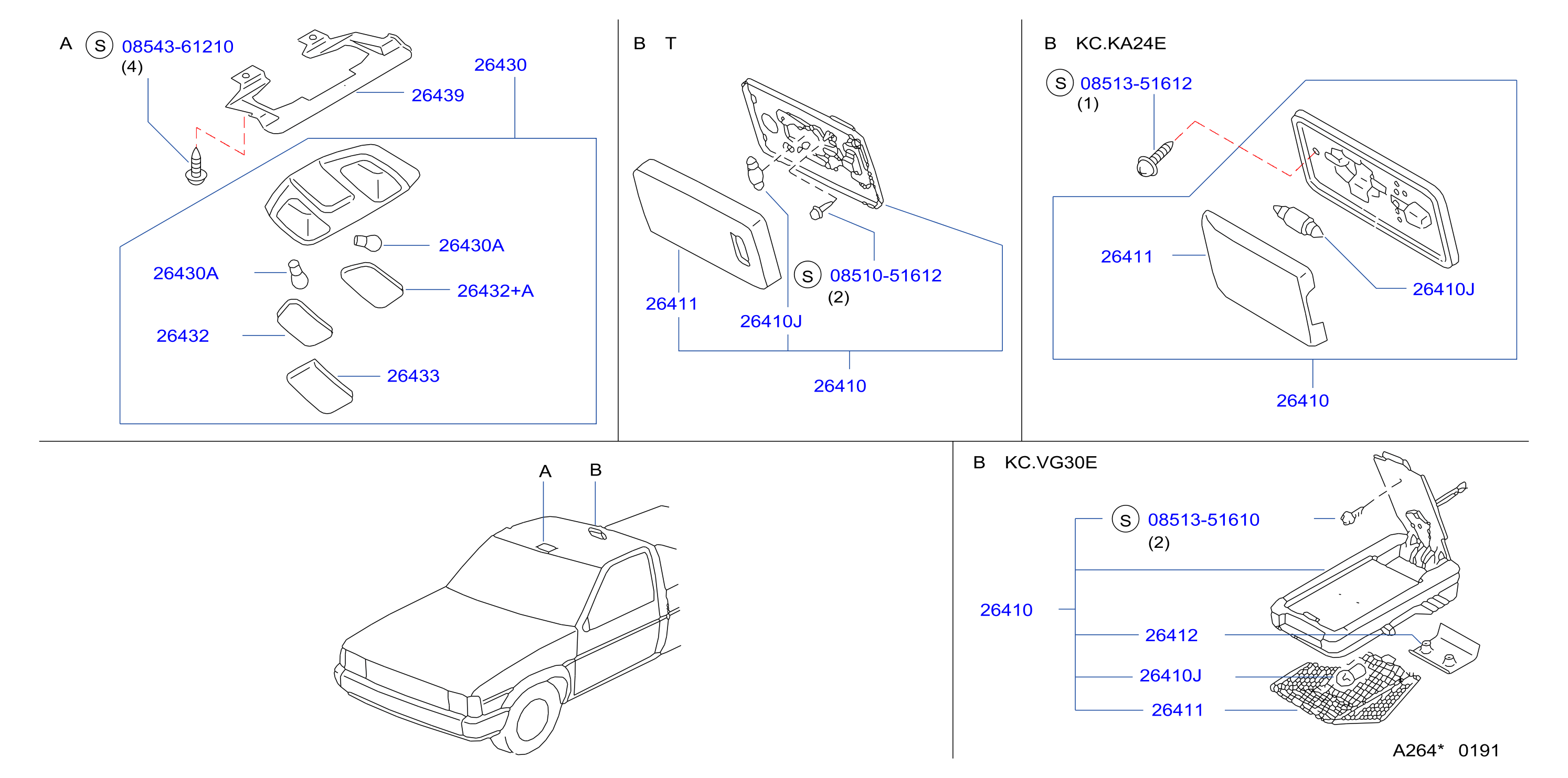 Diagram ROOM LAMP for your 2023 Nissan Frontier Crew Cab XE  