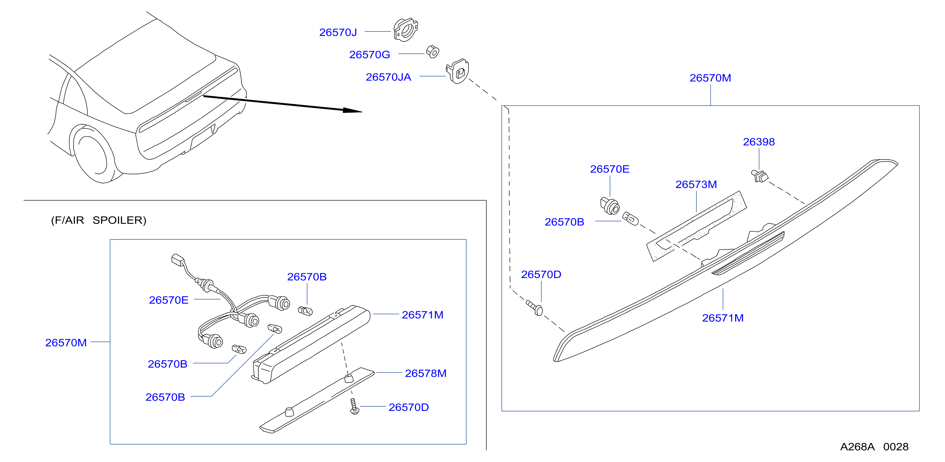 Diagram HIGH MOUNTING STOP LAMP for your Nissan