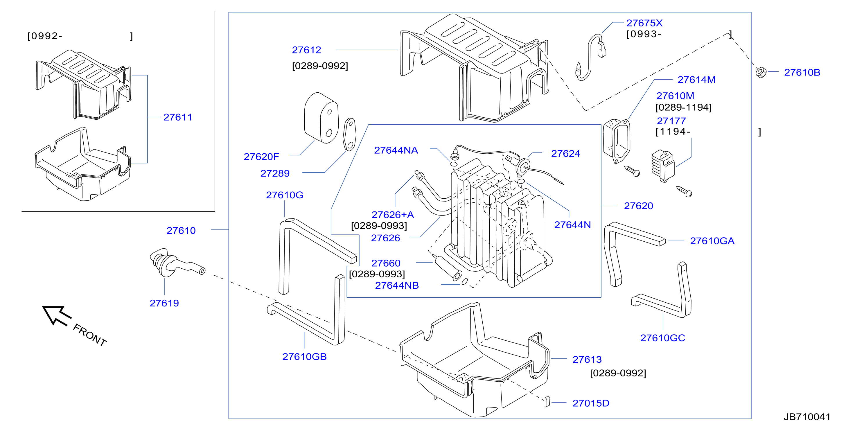 Diagram COOLING UNIT for your Nissan 300ZX  