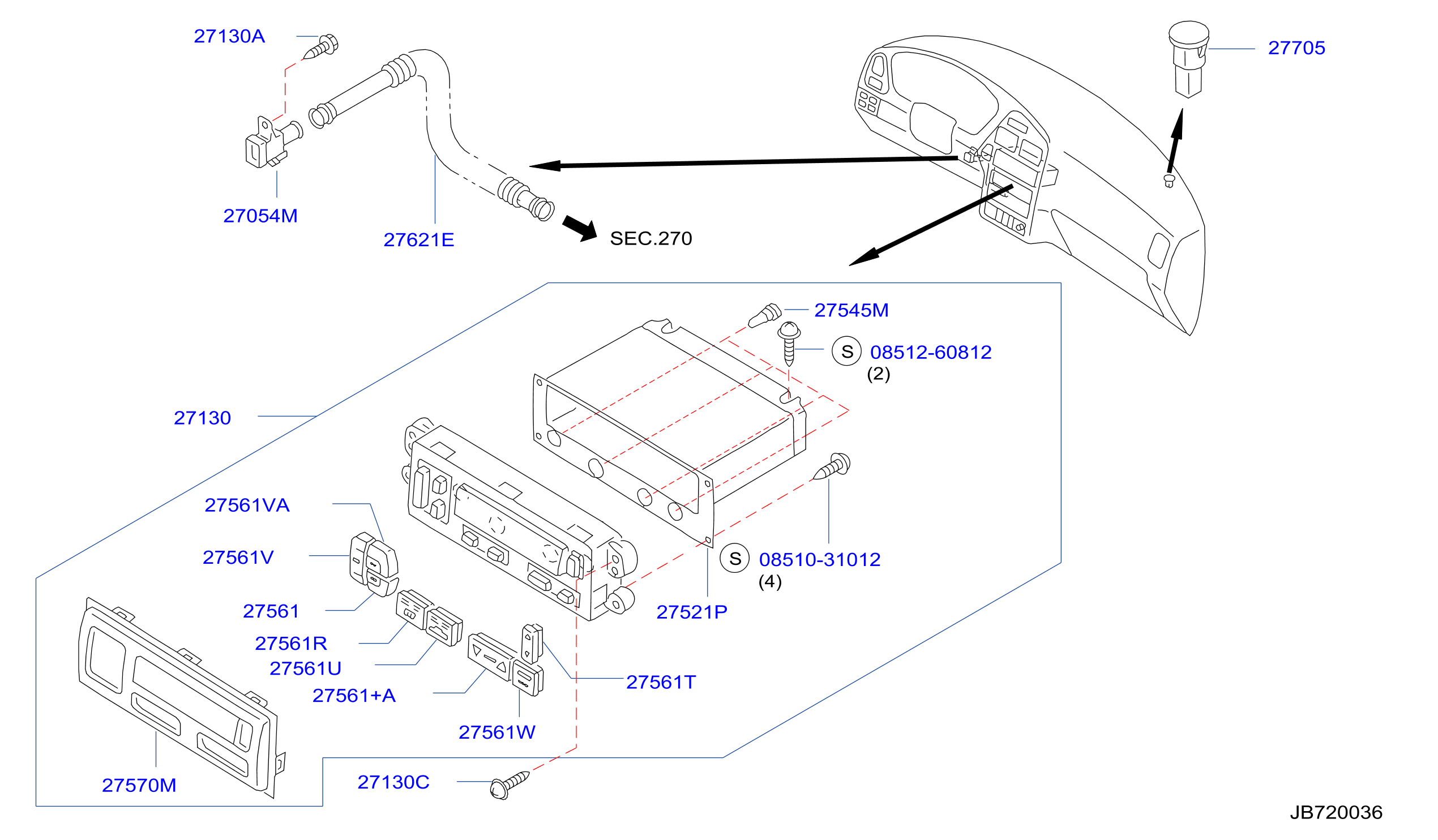 Diagram CONTROL UNIT for your Nissan