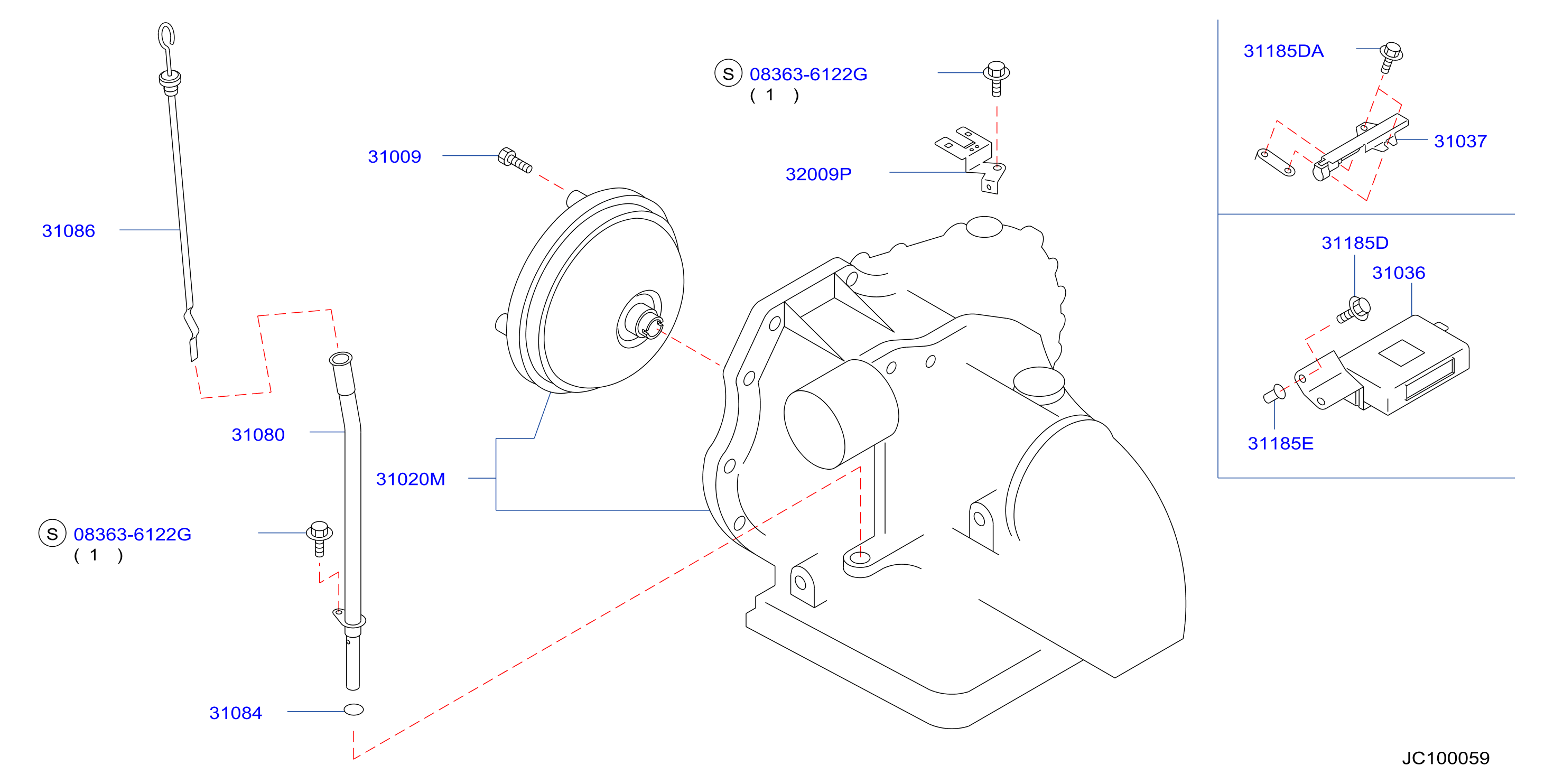 Diagram AUTO TRANSMISSION,TRANSAXLE & FITTING for your Nissan