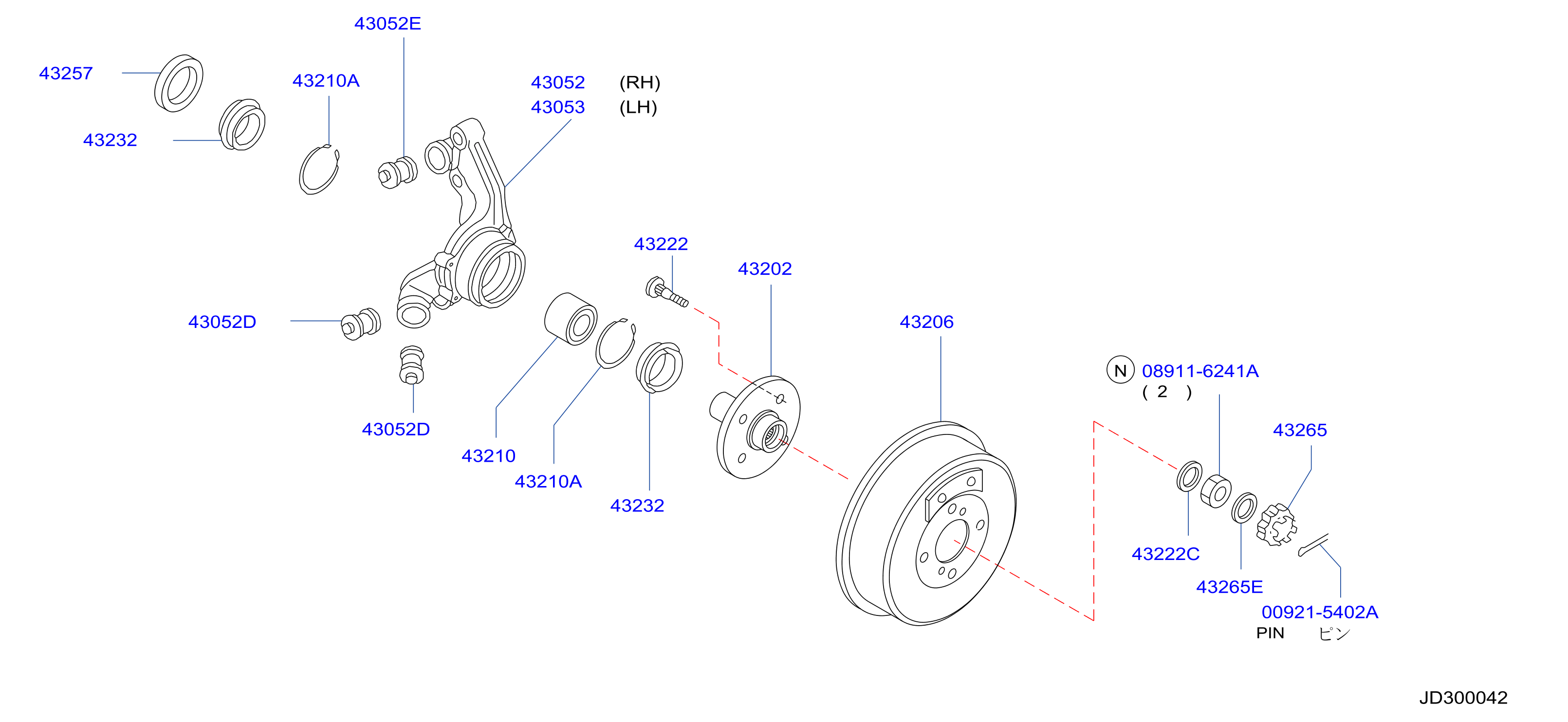 Diagram REAR AXLE for your 2019 Nissan Versa Note   