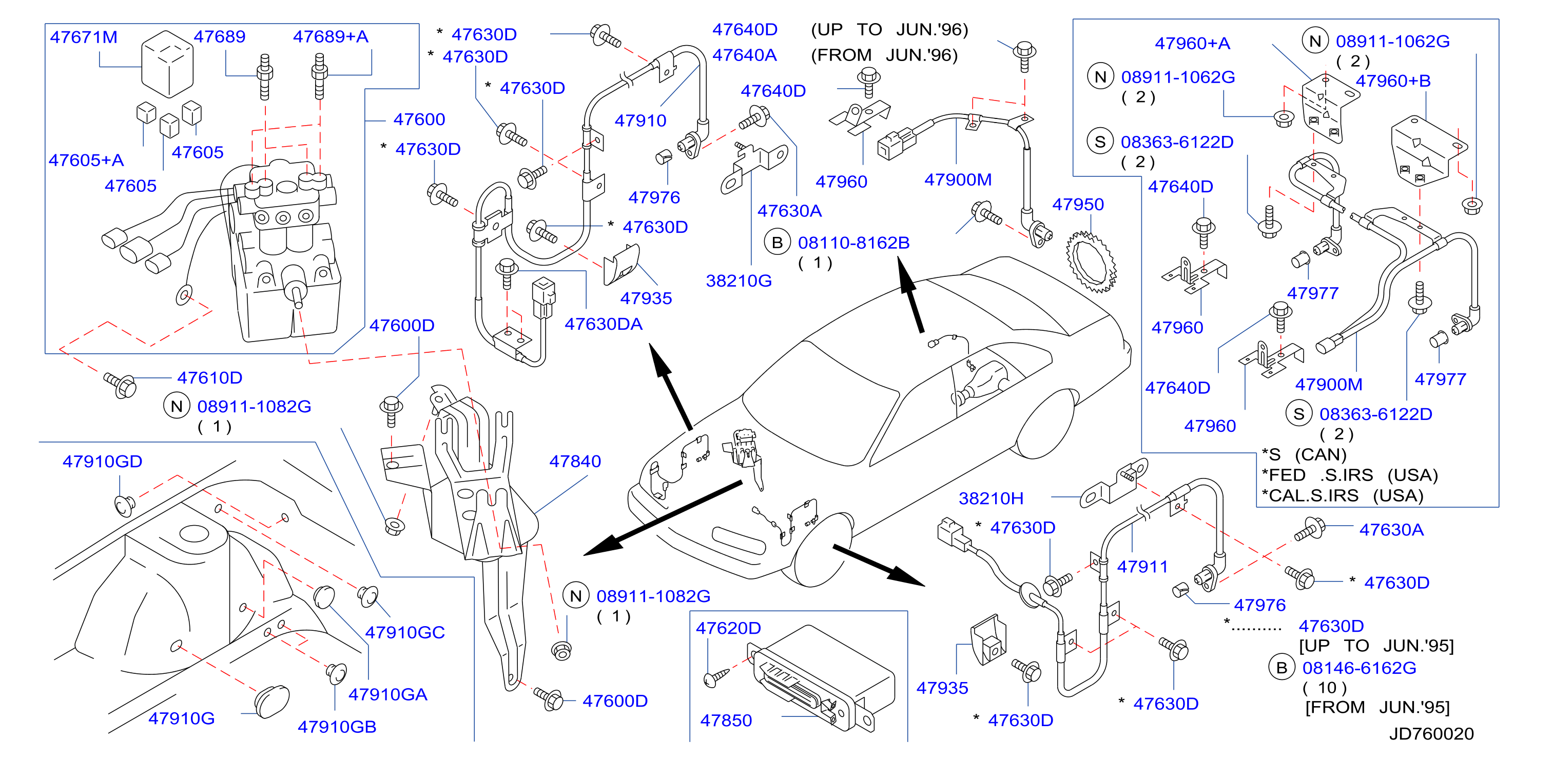 Diagram ANTI SKID CONTROL for your 2006 INFINITI FX45   