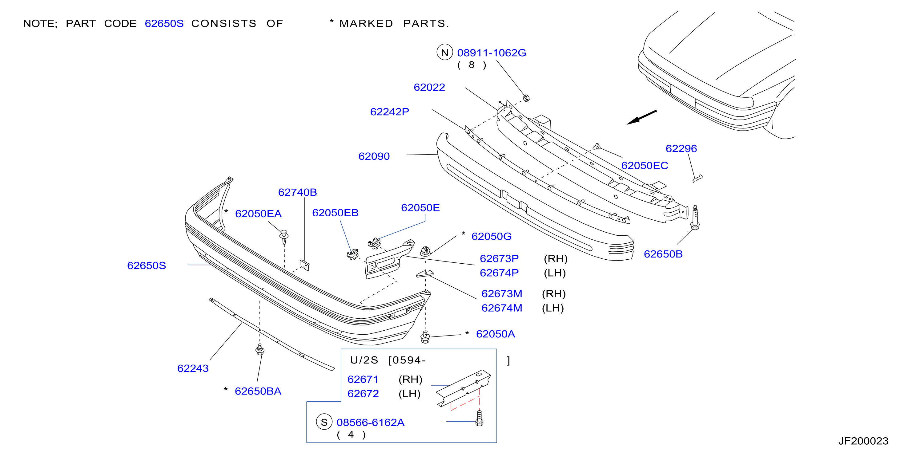 Diagram PARACHOQUES DELANTERO for your 2011 Nissan Rogue   