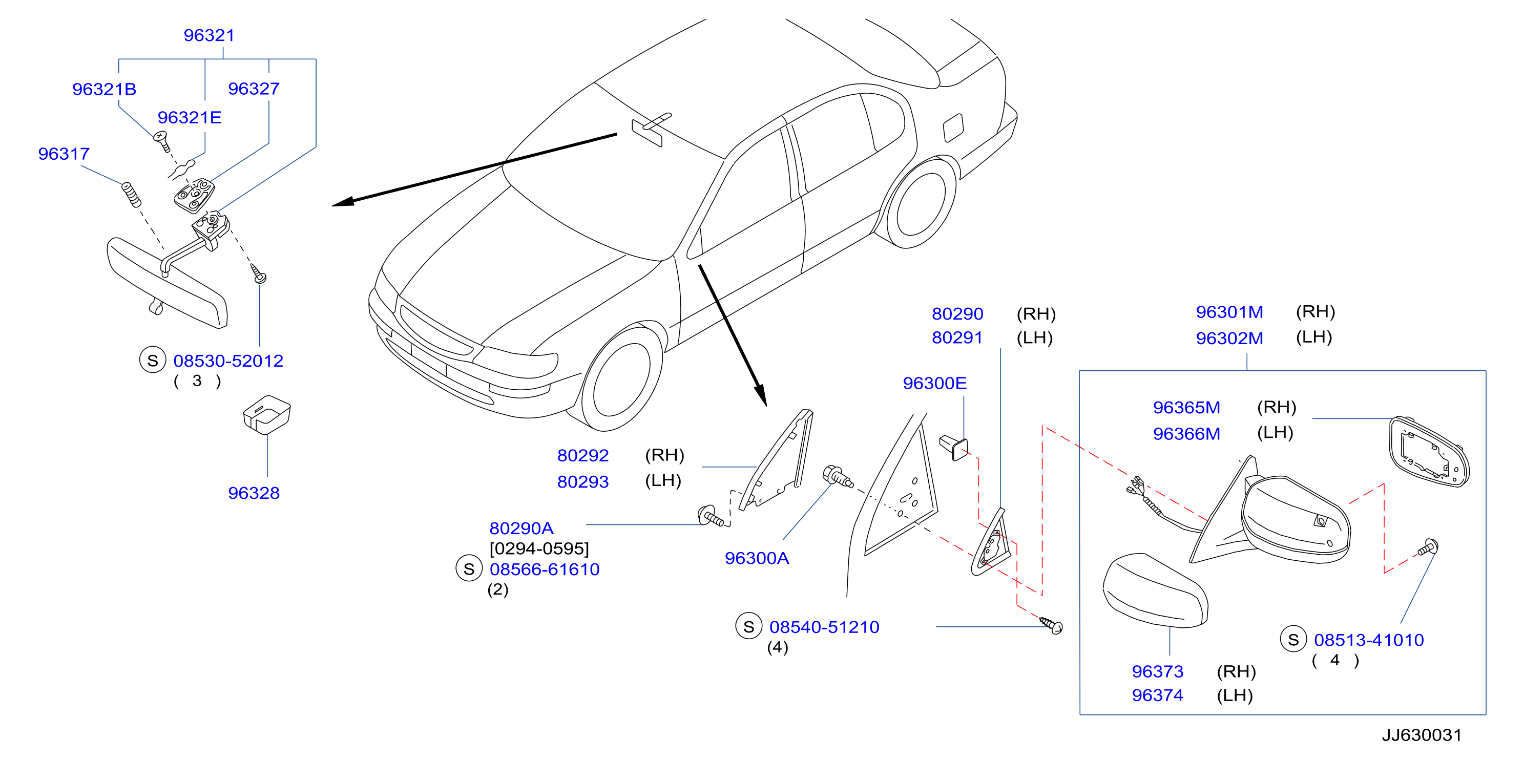 Full size assembly image of ESPEJO RETROVISOR (1/1)