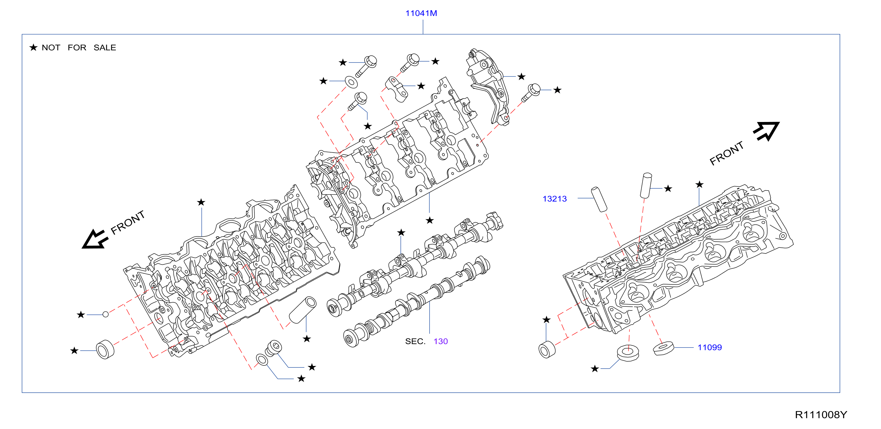 Diagram CULATA Y CUBIERTA DEL BALANCIN for your Nissan