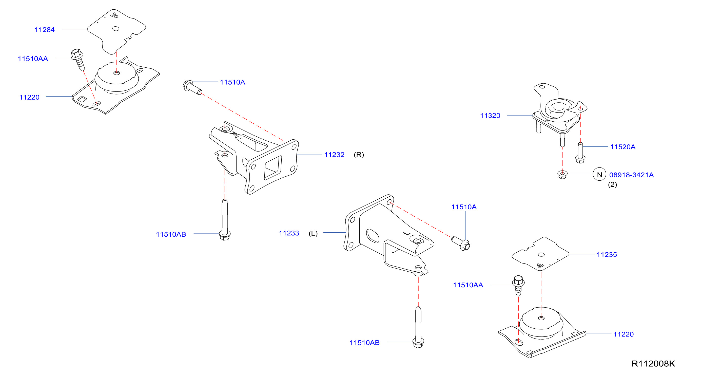 Lawn mower engine online mounting bolts