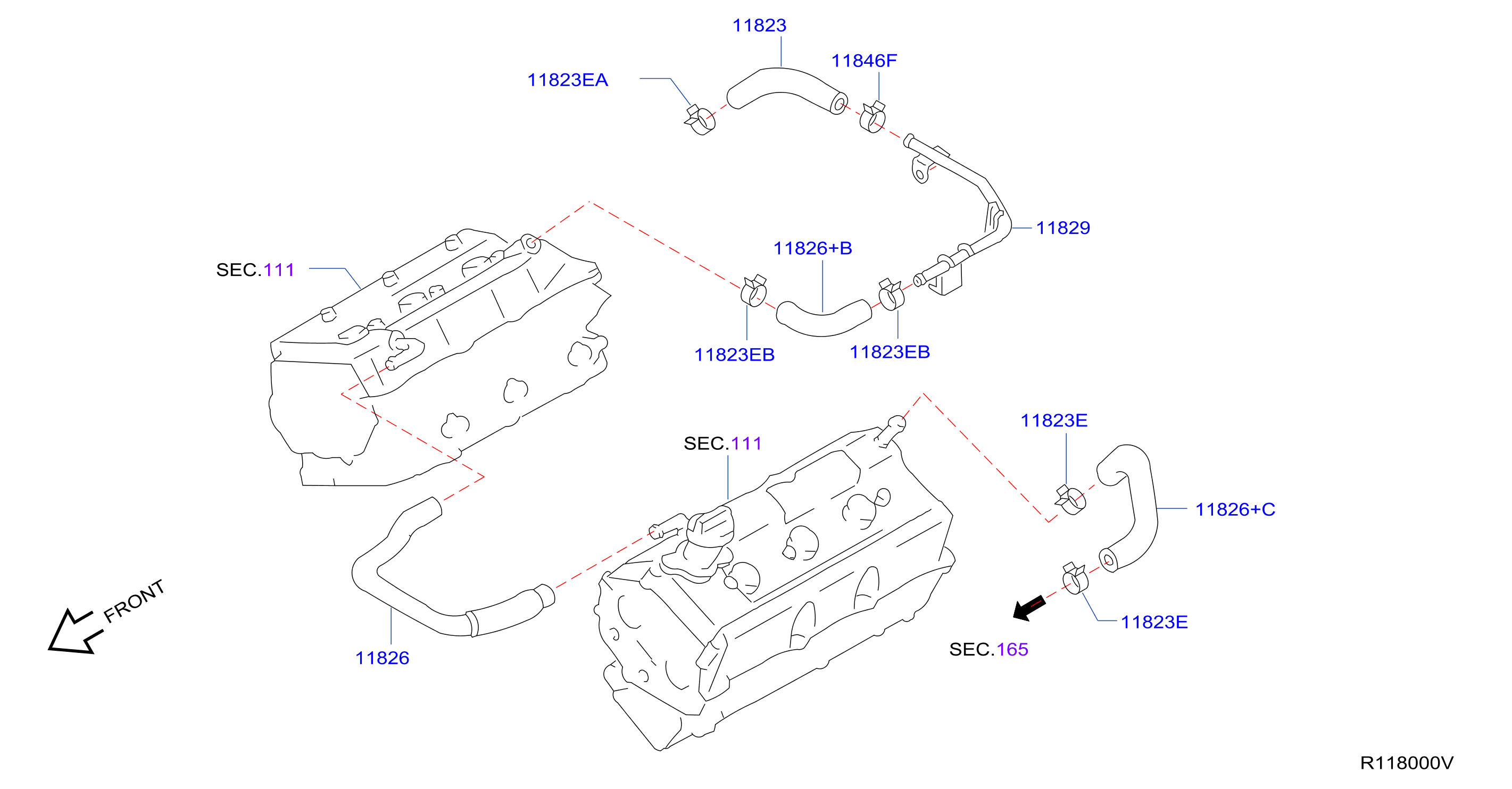 Full size assembly image of VENTILACIÓN DEL CARTER DEL MOTOR (1/2)