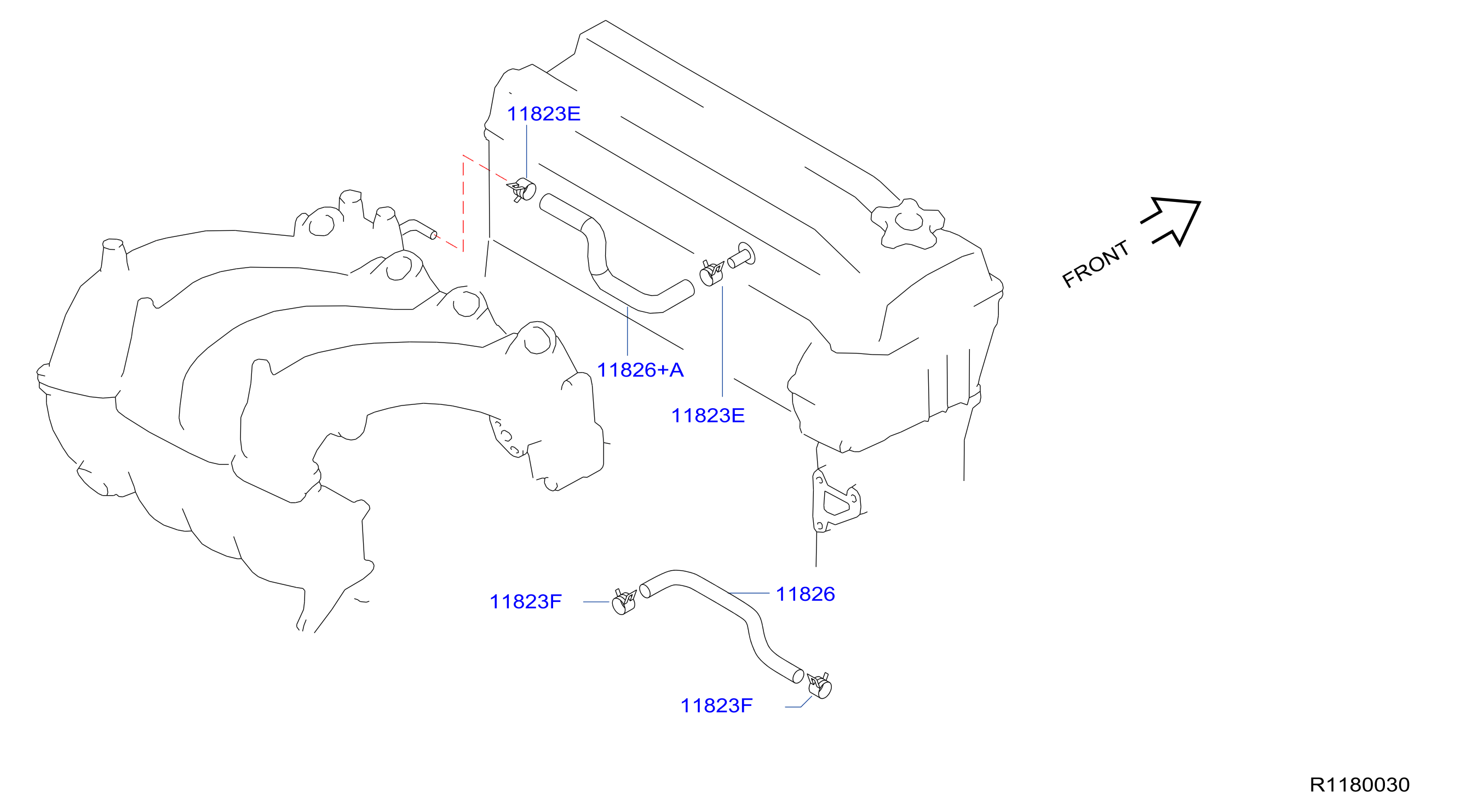 Diagram CRANKCASE VENTILATION for your 2017 Nissan Quest   