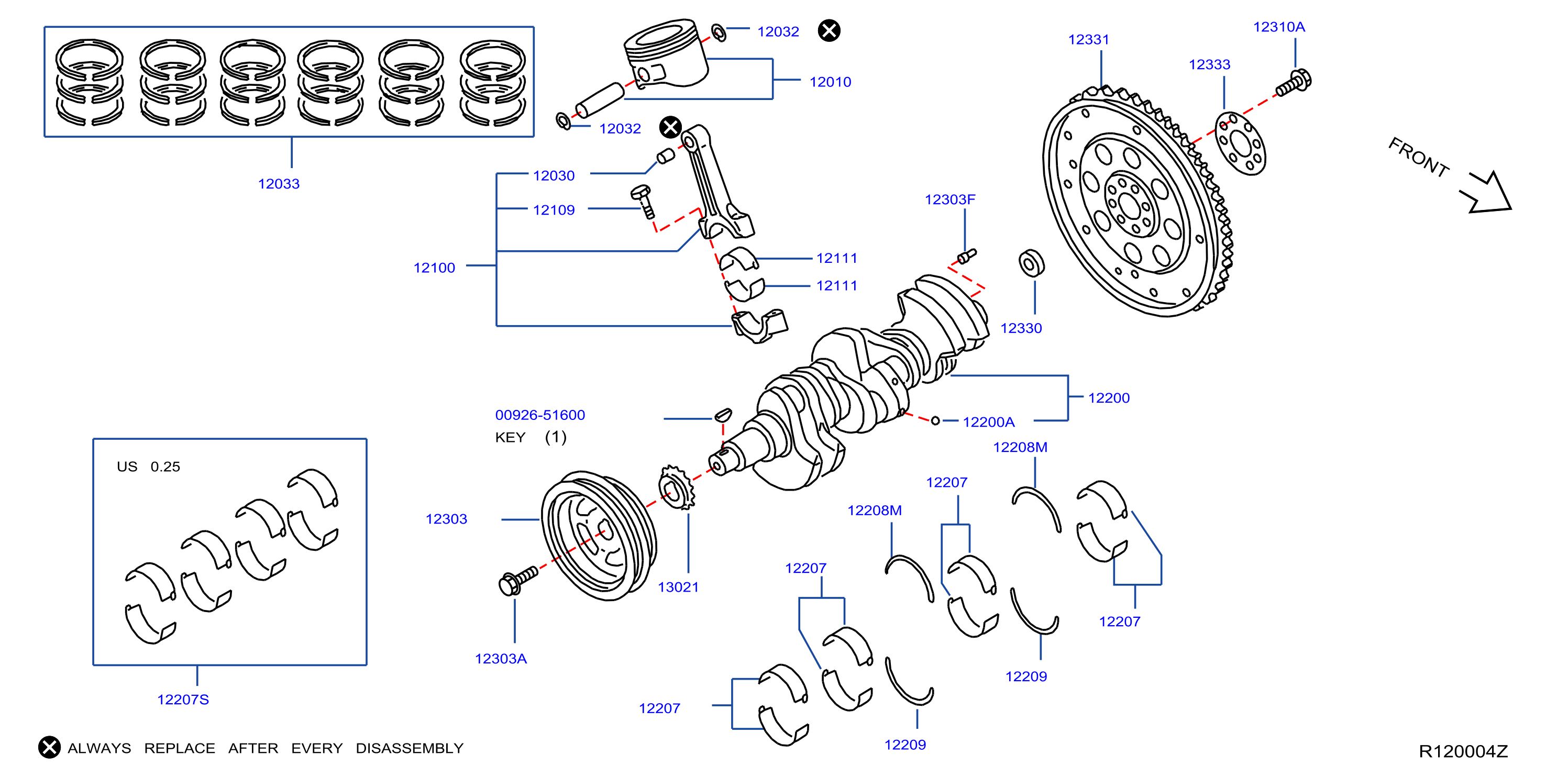 Nissan 12111 ax010