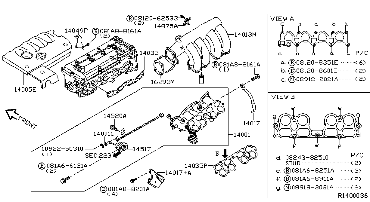 Diagram MÚLTIPLE for your 2020 Nissan 240SX   