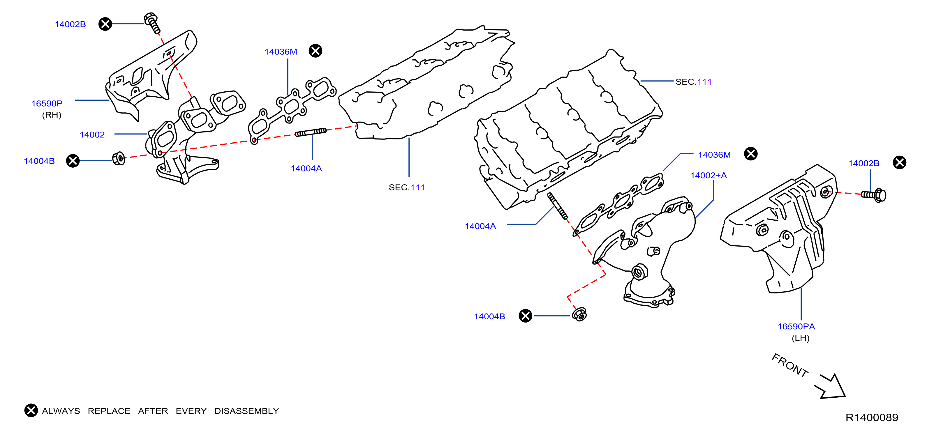 Diagram MÚLTIPLE for your 2019 INFINITI Q70 BASE  