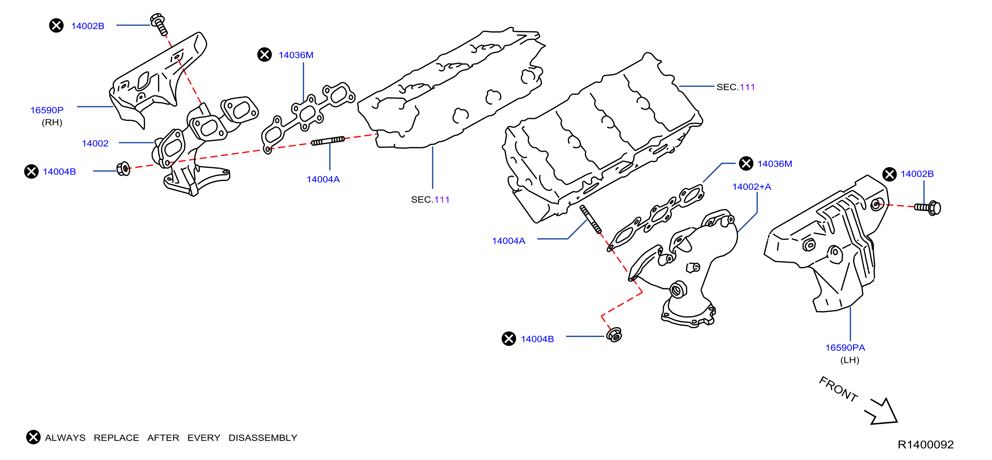 2018 Nissan Armada Engine Intake Manifold. Engine component that