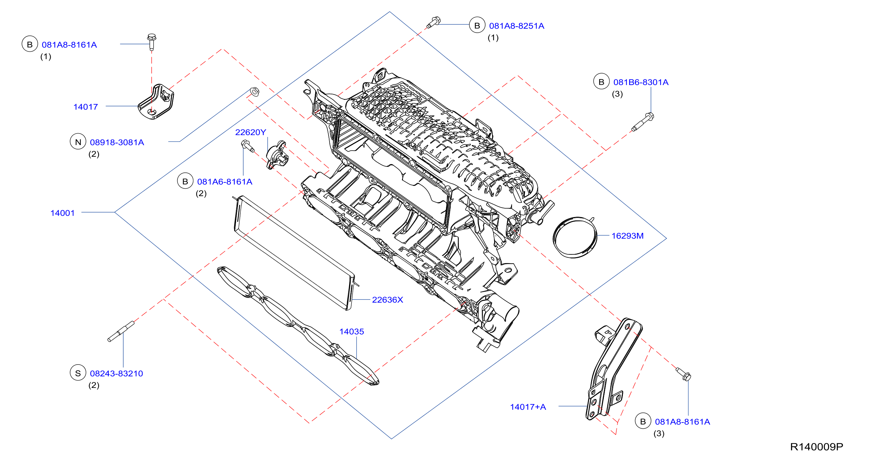 Diagram MANIFOLD for your 2019 INFINITI QX50 2.0L VC-Turbo CVT 2WD WAGON SENSORY 