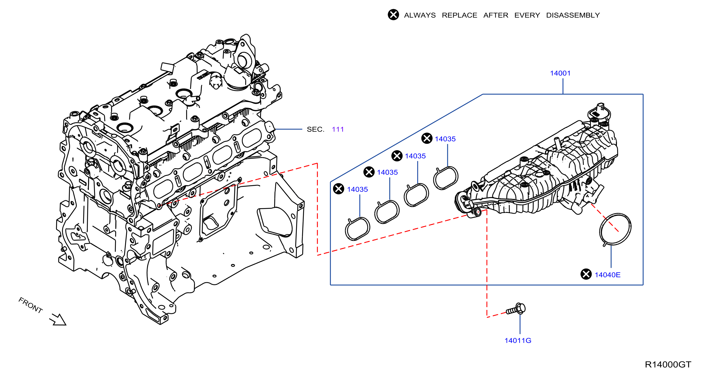 Diagram MÚLTIPLE for your 2009 INFINITI FX50   