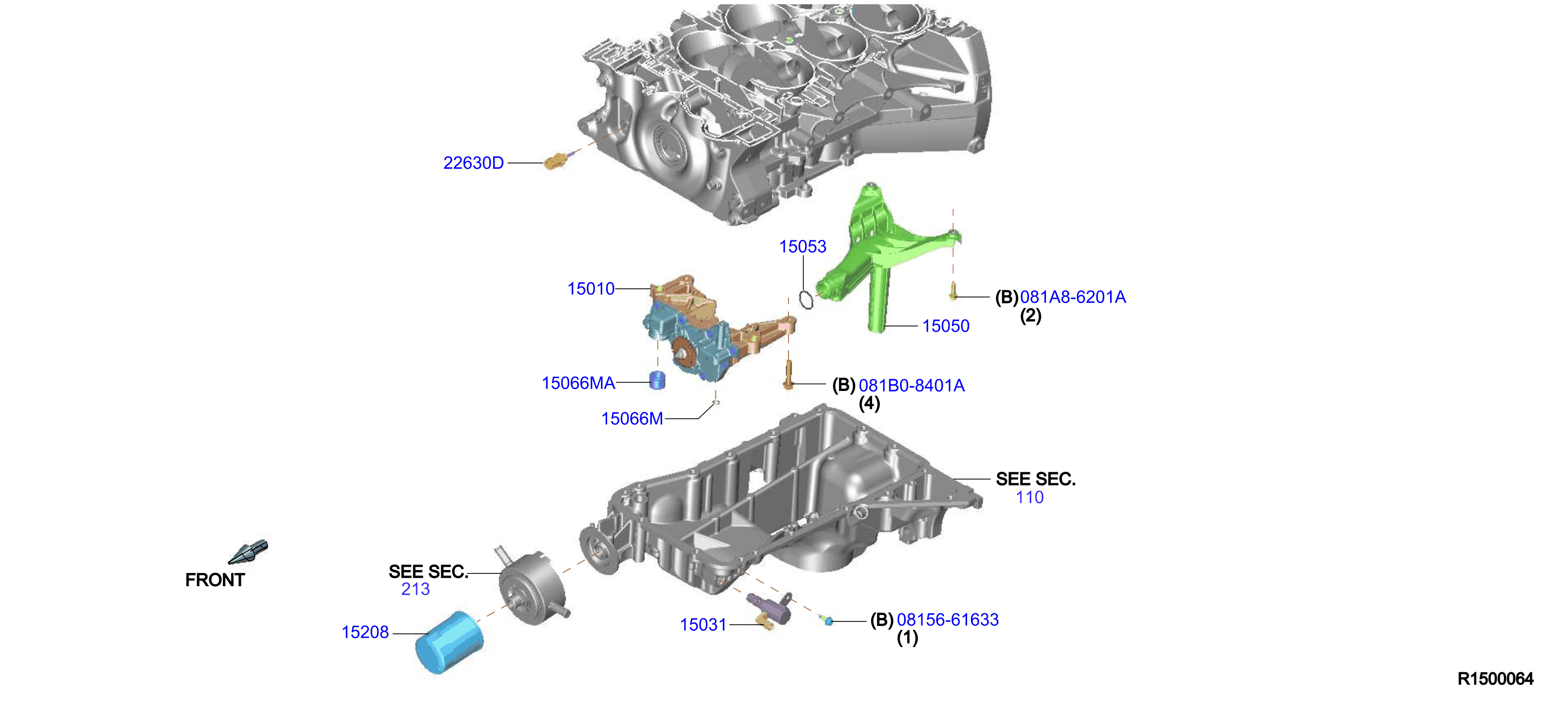 Full size assembly image of SISTEMA DE LUBRICACIÓN (1/1)