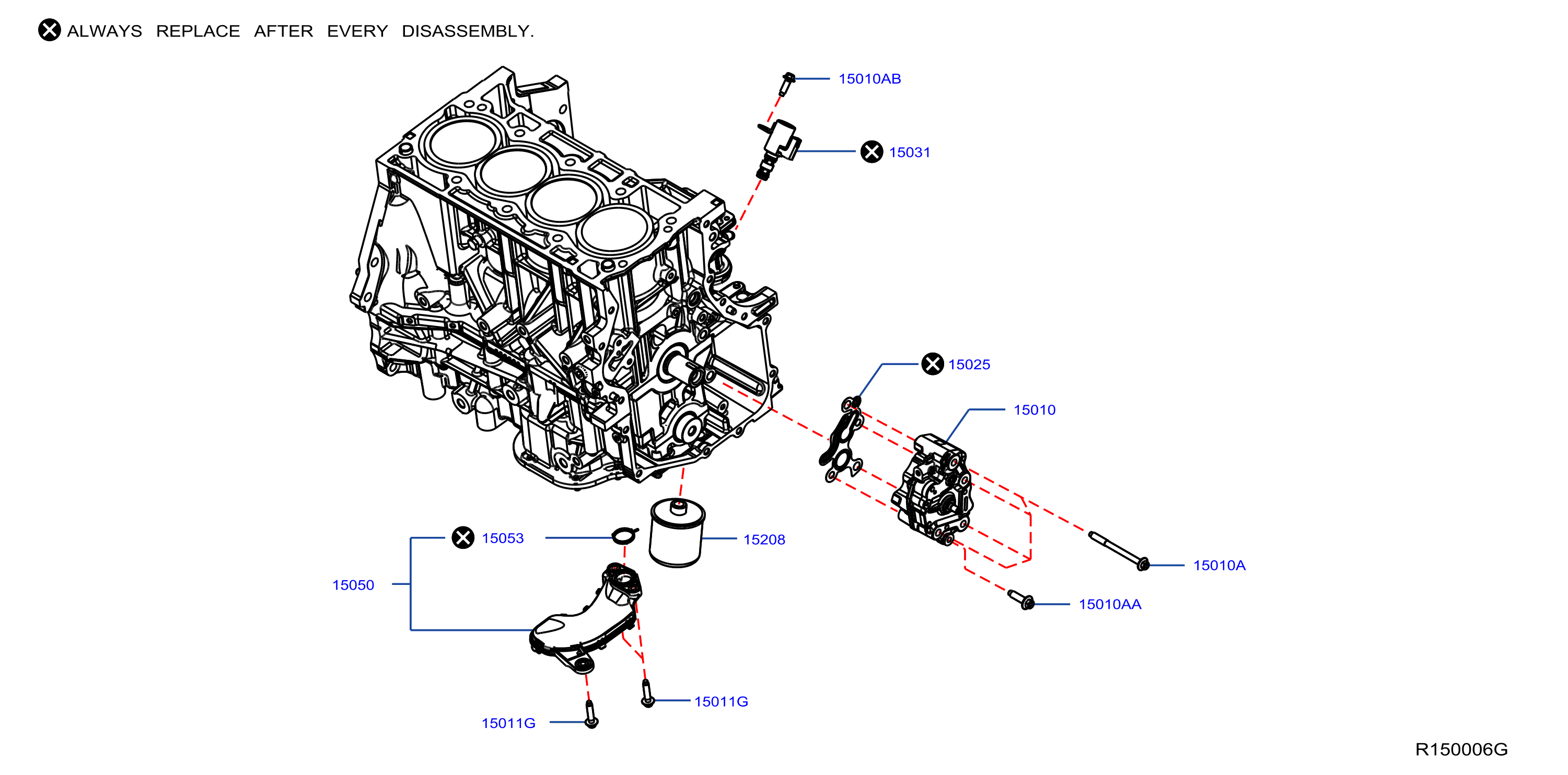 1998 Infiniti I30 SEDAN T/PACK Engine Oil Pump. An engine oil pump for ...