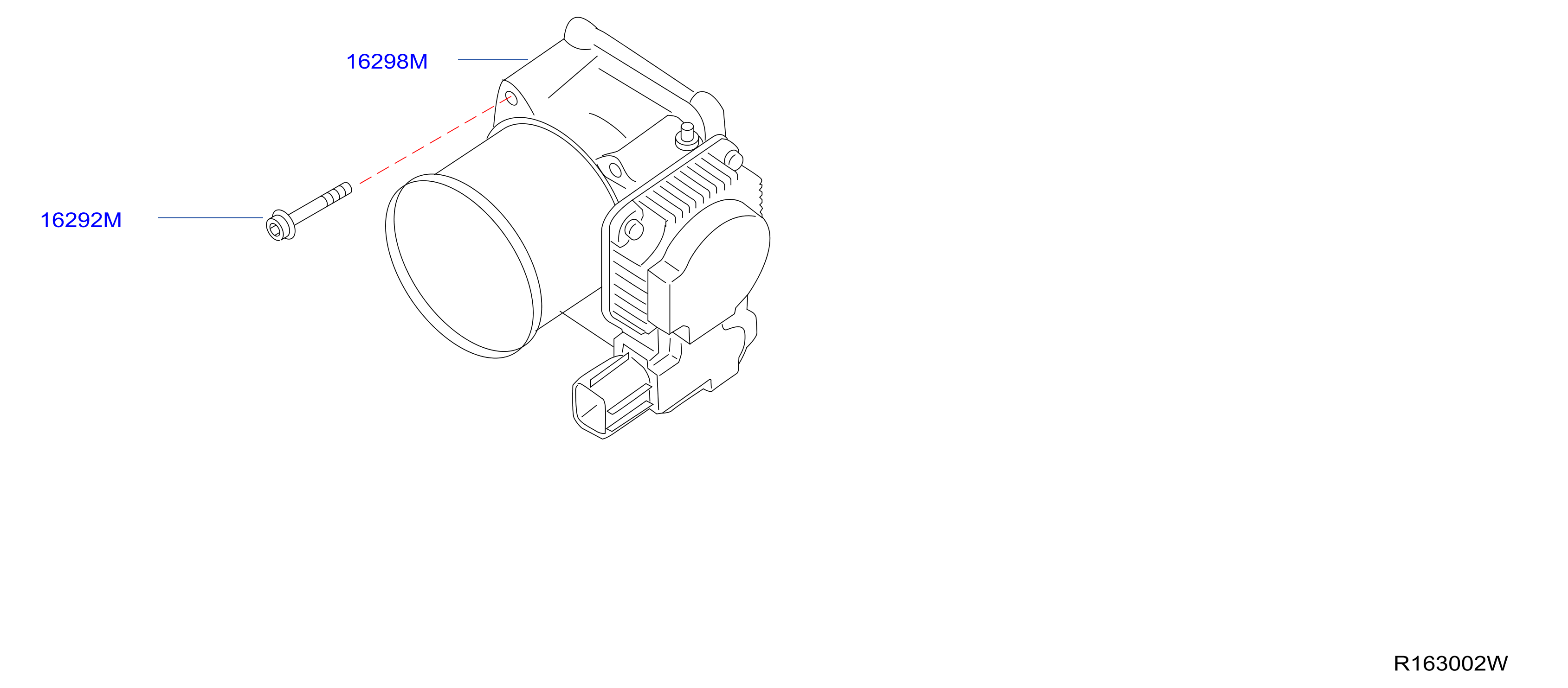 Diagram THROTTLE CHAMBER for your 2018 Nissan Kicks SR  