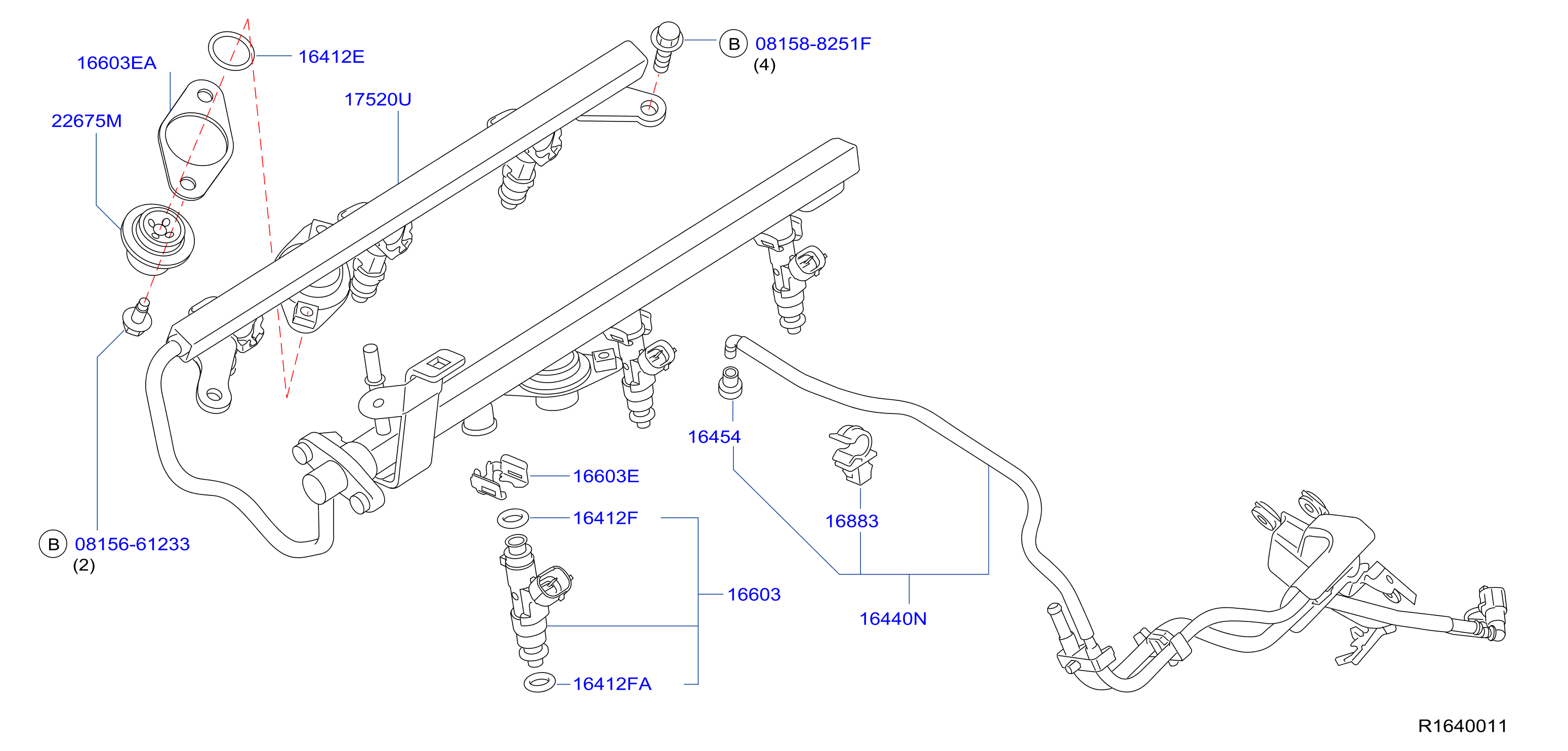 Full size assembly image of FUEL STRAINER & FUEL HOSE (1/1)