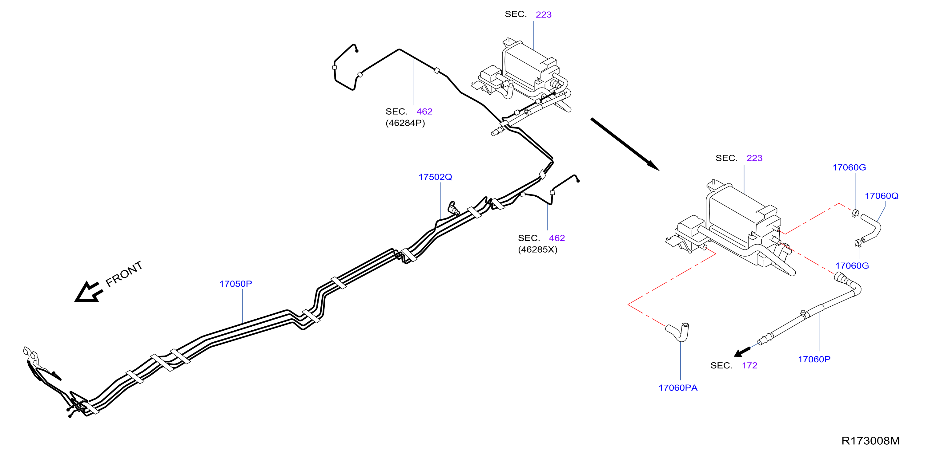 Diagram FUEL PIPING for your 2011 INFINITI G37  SEDAN PREMIUM 