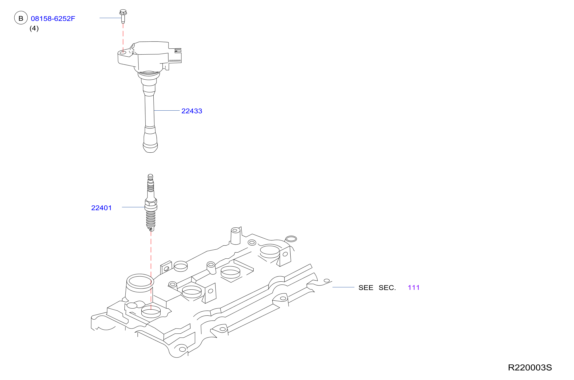 Diagram IGNITION SYSTEM for your Nissan Stanza  