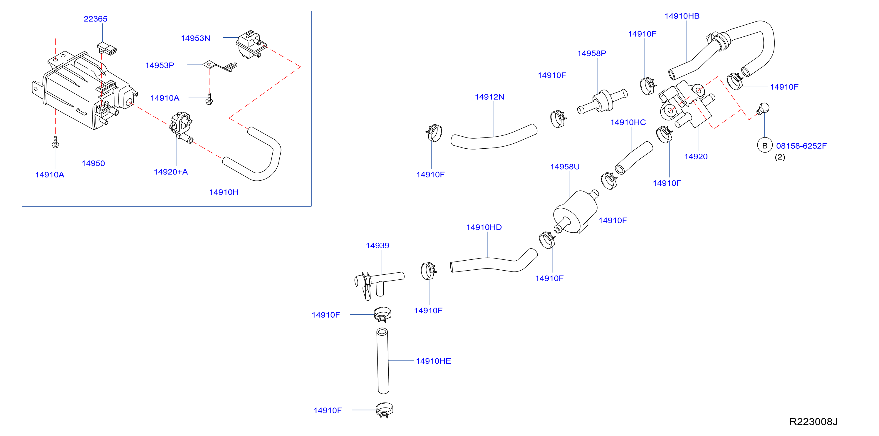 nissan-pathfinder-evaporative-emission-canister-engine-14950-9nf0b