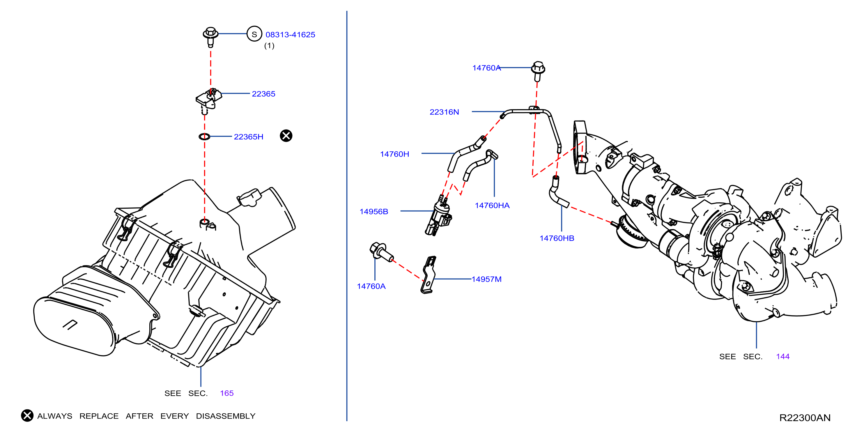 Diagram ENGINE CONTROL VACUUM PIPING for your 2004 Nissan Titan   