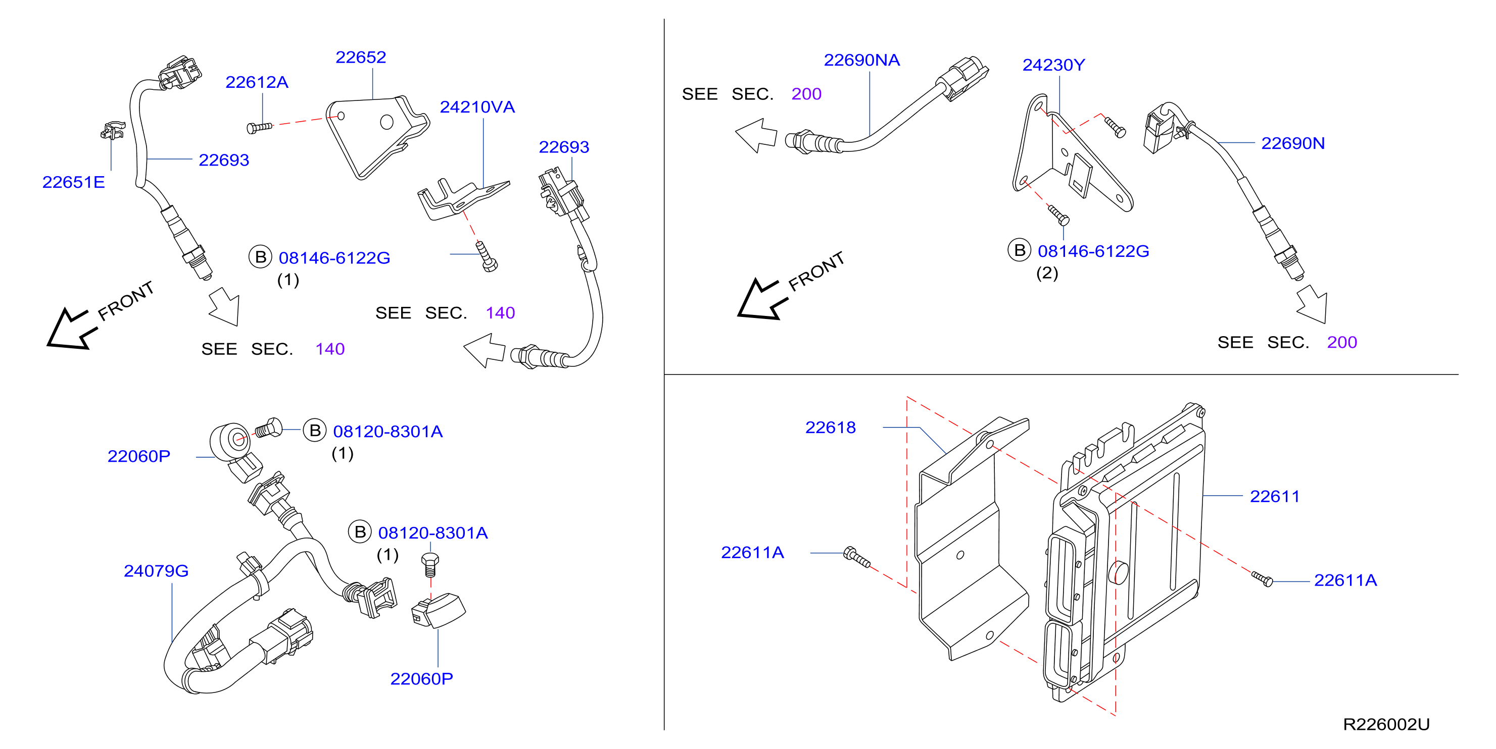 Diagram ENGINE CONTROL MODULE for your 2014 Nissan Versa Note   