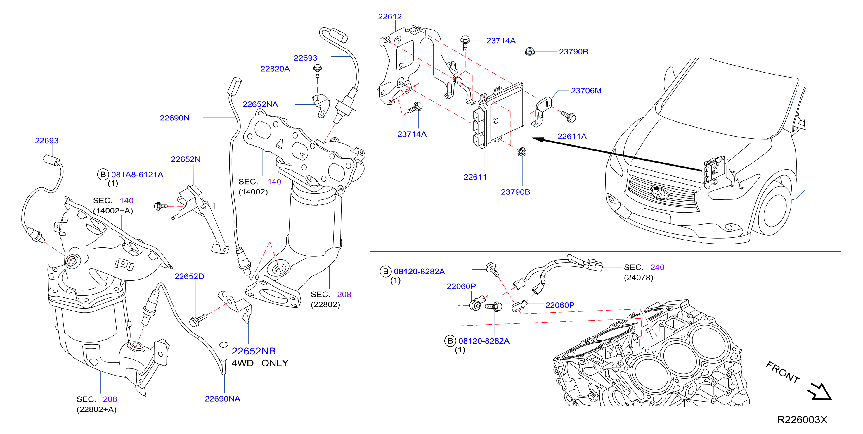Diagram UNIDAD DE CONTROL EGI for your 2015 INFINITI JX35   