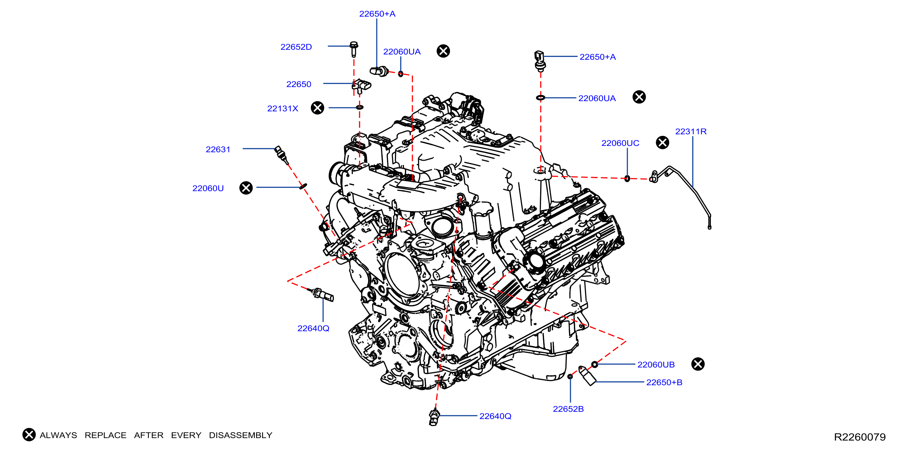 Diagram ENGINE CONTROL MODULE for your Nissan Armada  