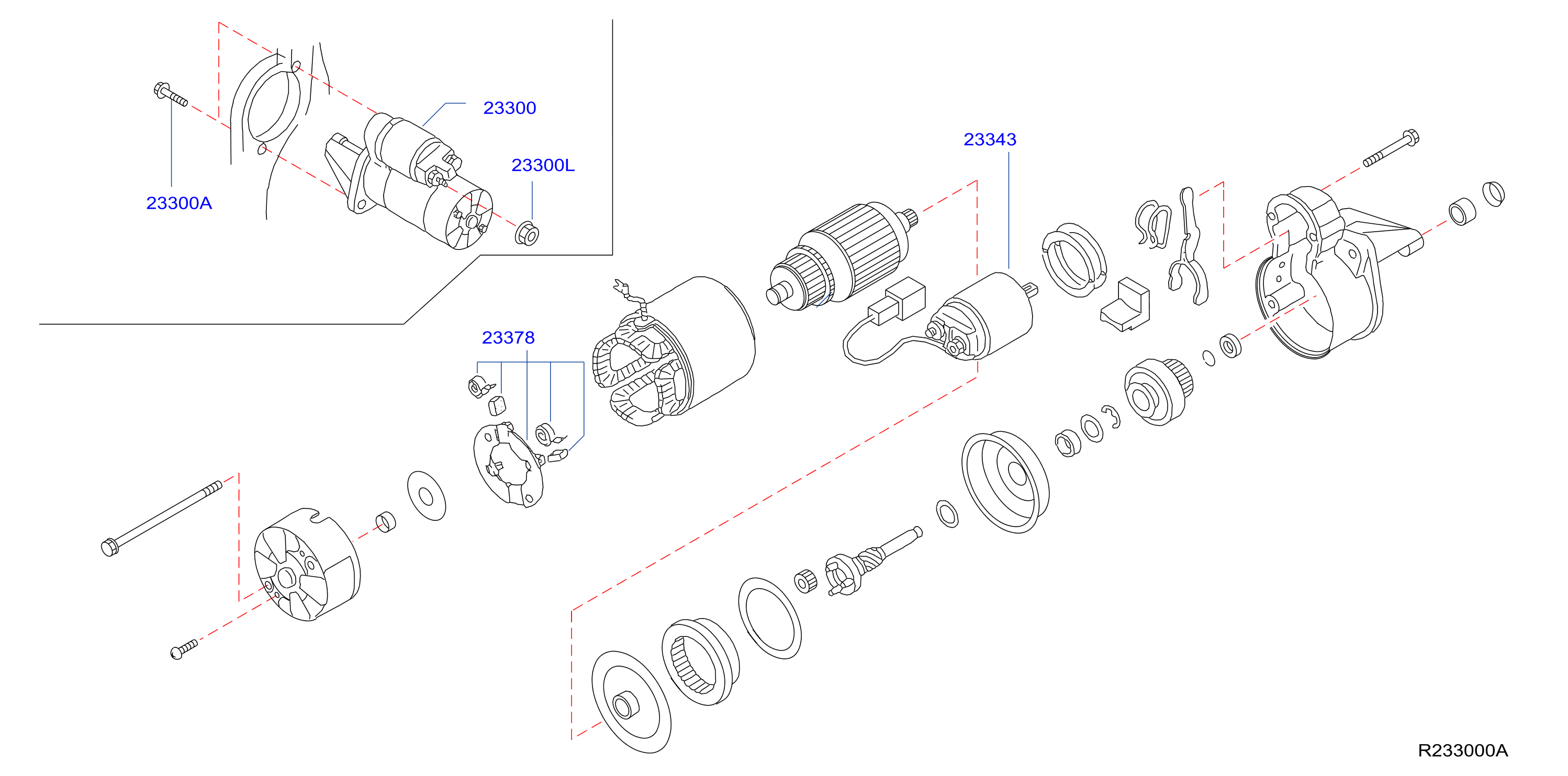 Diagram STARTER MOTOR for your 1996 Nissan Sentra GLE  