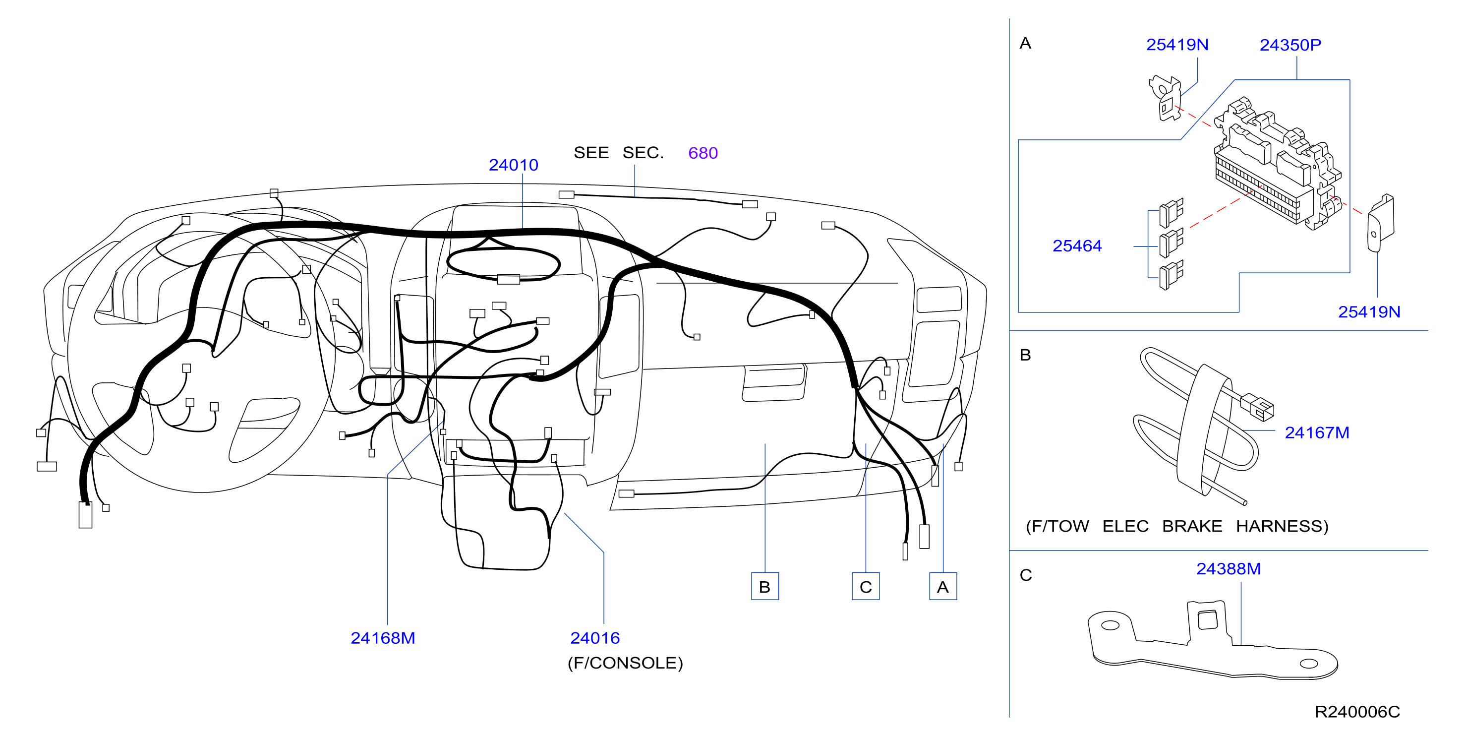 Diagram CABLEADO for your 2017 Nissan Murano SV  