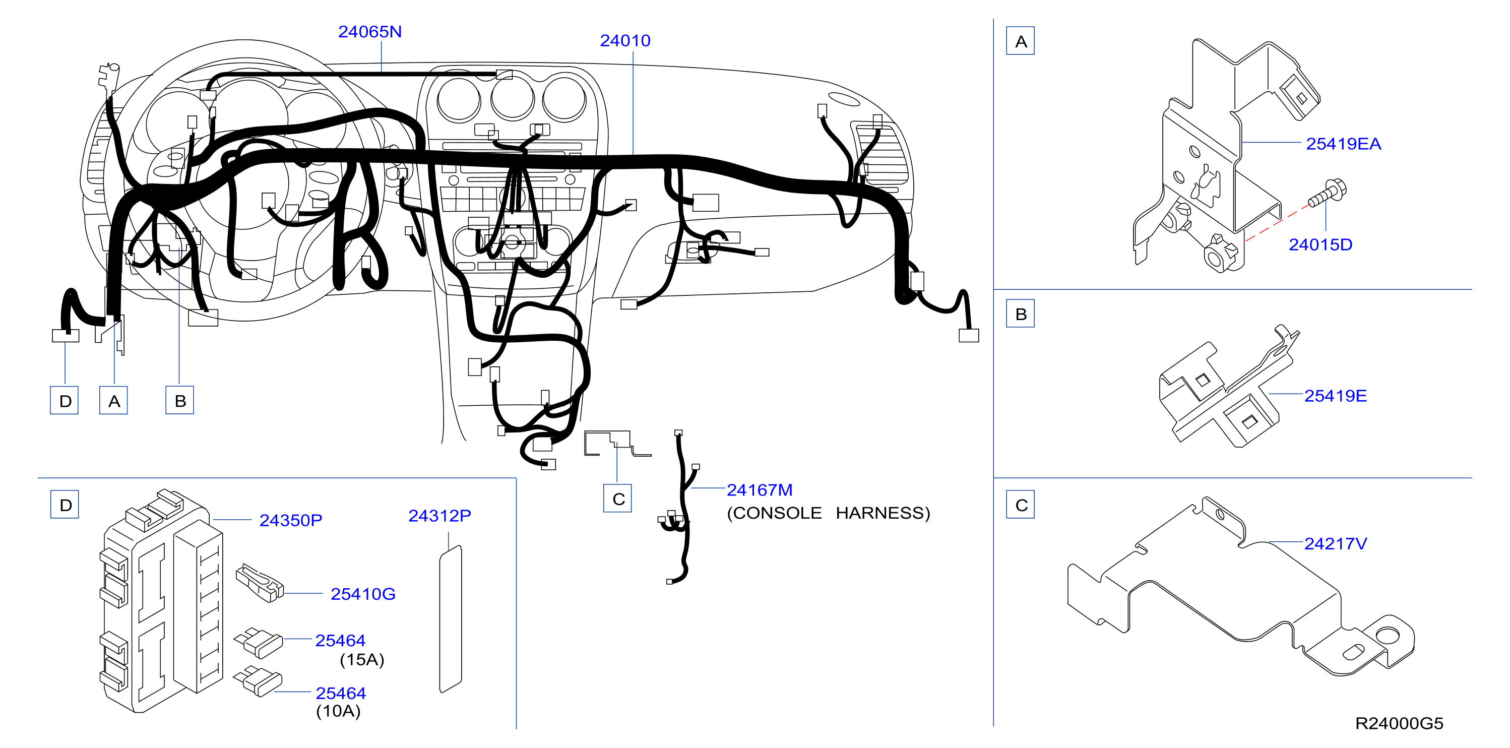 Diagram CABLEADO for your 2016 Nissan Quest   