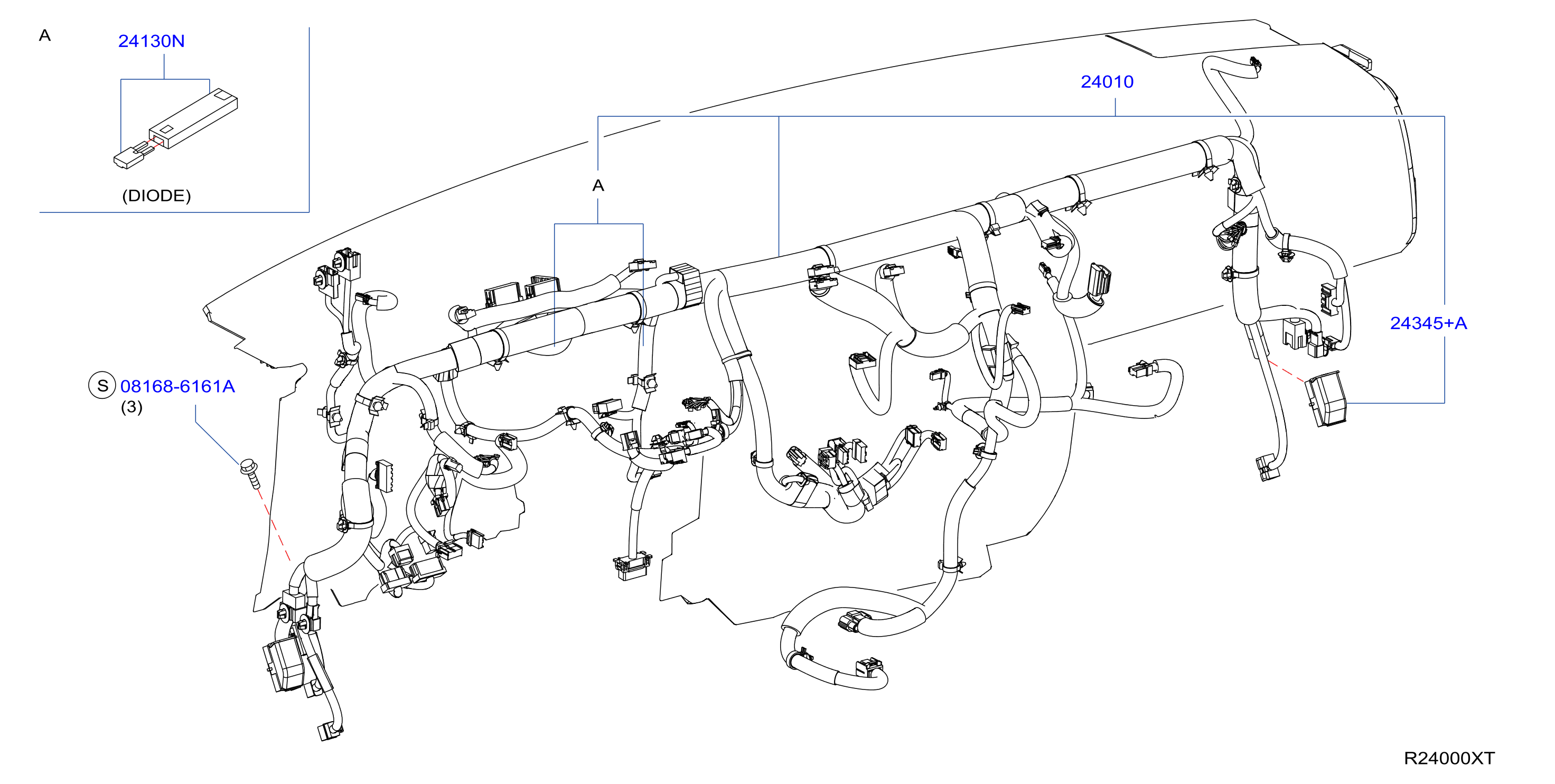 Diagram CABLEADO for your 2017 Nissan Murano SV  