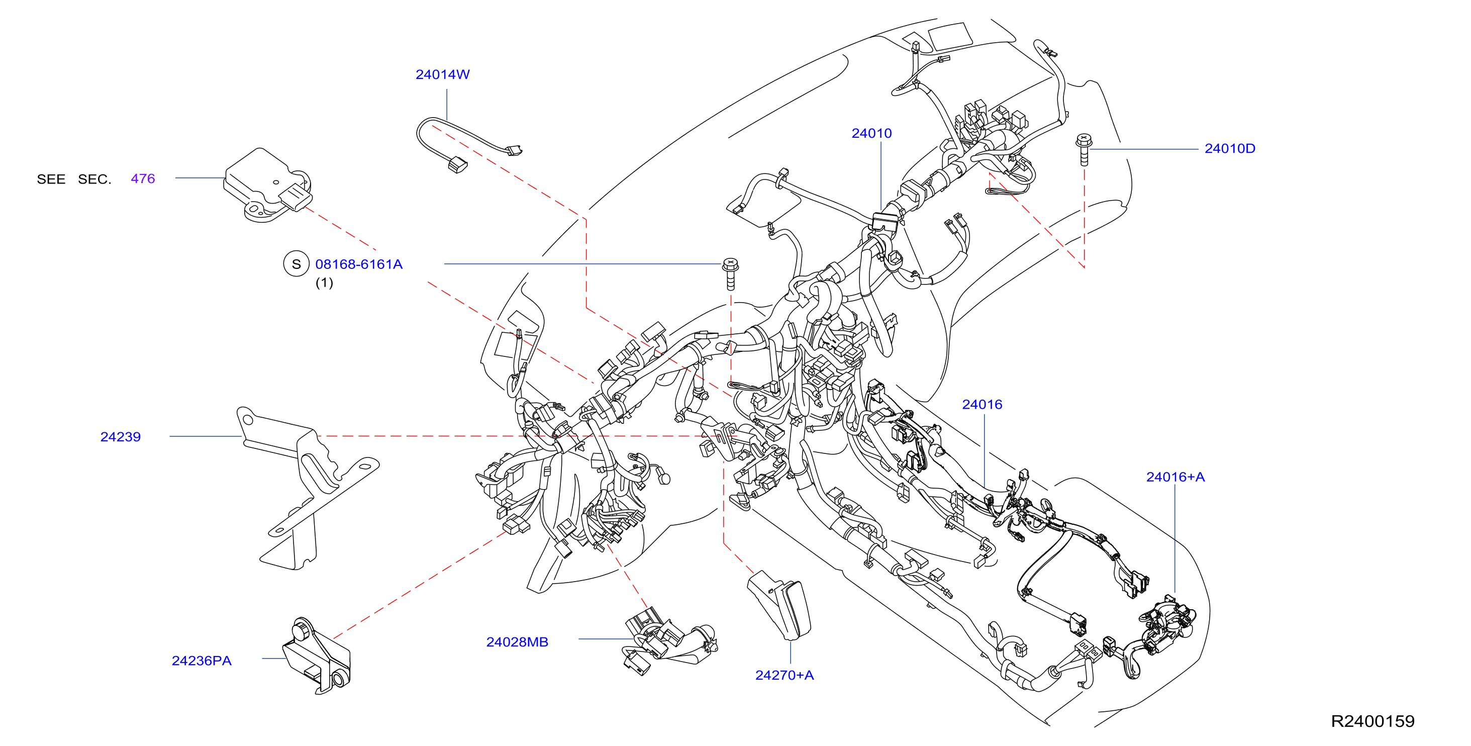 Diagram WIRING for your 2016 INFINITI QX50   